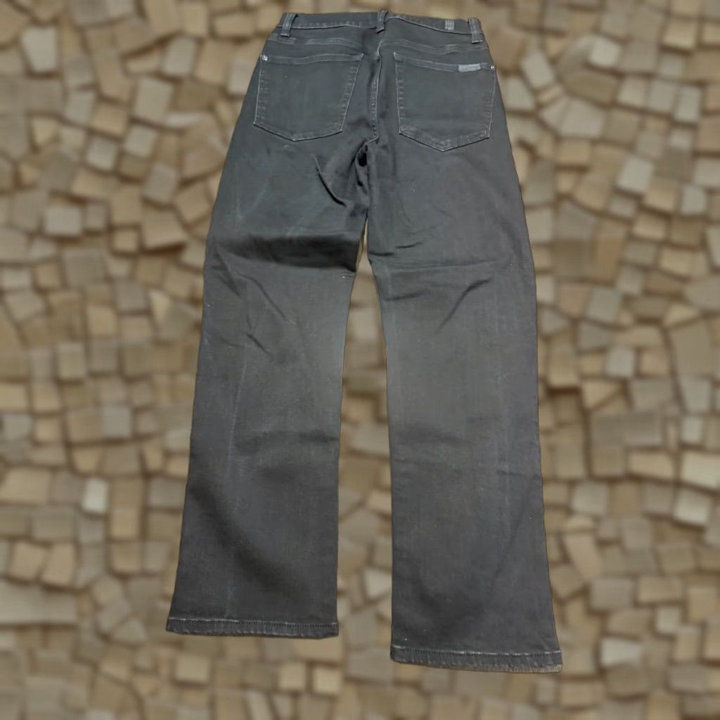 7 For All Mankind **Women's 7 For All Mankind Black Denim High Waisted Straight Crop Jean** User: Women's 7 For All Mankind Black Denim High Waisted Straight Crop Jean Size 26" / US 2 / IT 38 - 1 Thumbnail
