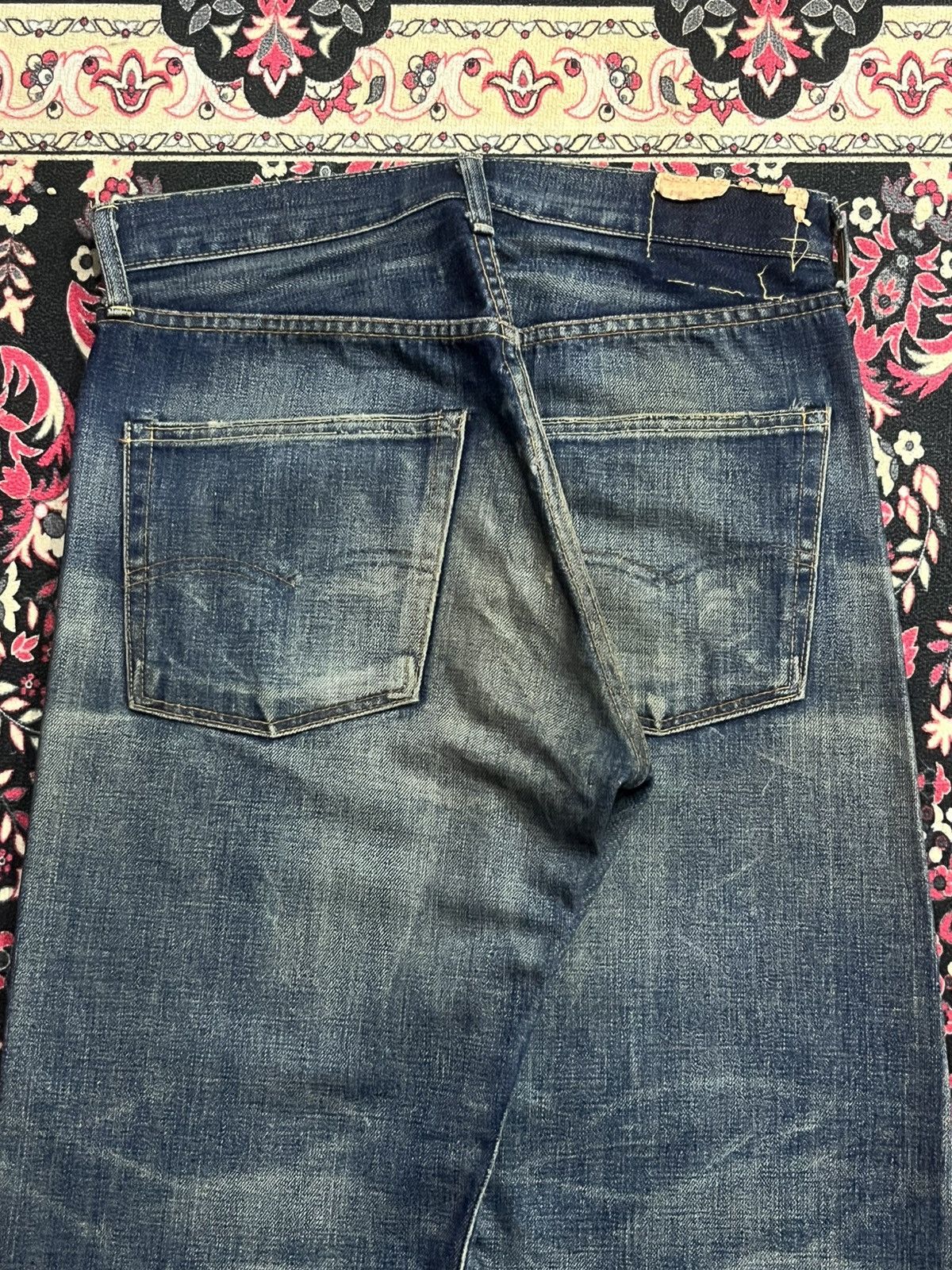 Levi's Vintage Clothing ⚡️Selvedge⚡️Vintage Levi’s 501 LVC Big E Blue Faded Wash Jeans Size US 32 / EU 48 - 9 Thumbnail