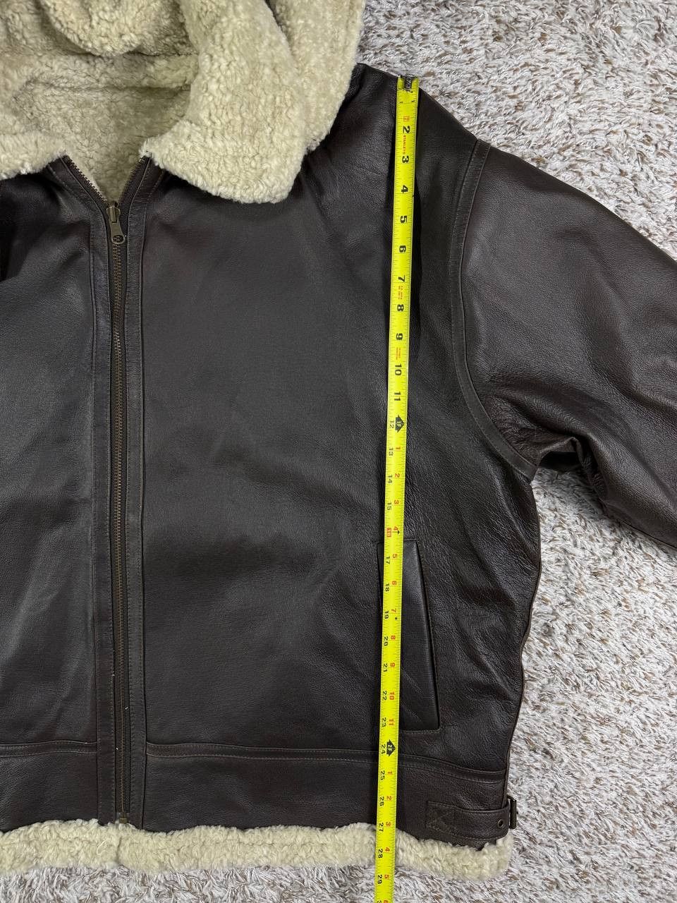 Wilsons Leather Vintage Wilsons Leather Genuine Leather Sherpa Lined Jacket Size US XXL / EU 58 / 5 - 9 Thumbnail