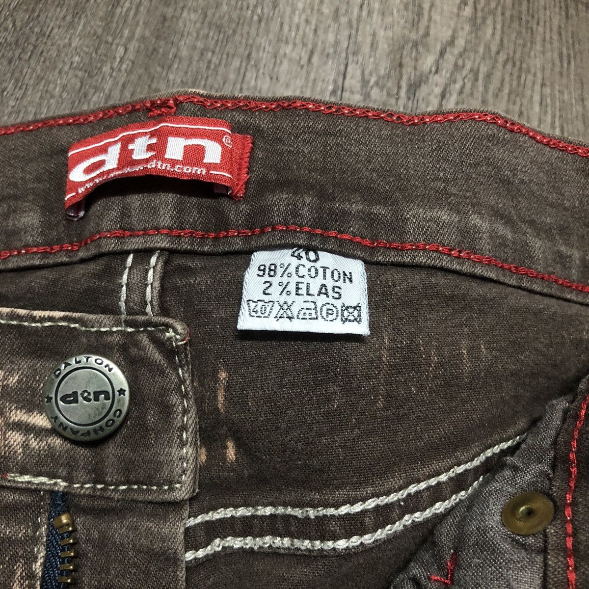 Designer × Japanese Brand VINTAGE DALTON GERMANY BERNING FLARE JEANS Size 27" / US 4 / IT 40 - 12 Thumbnail