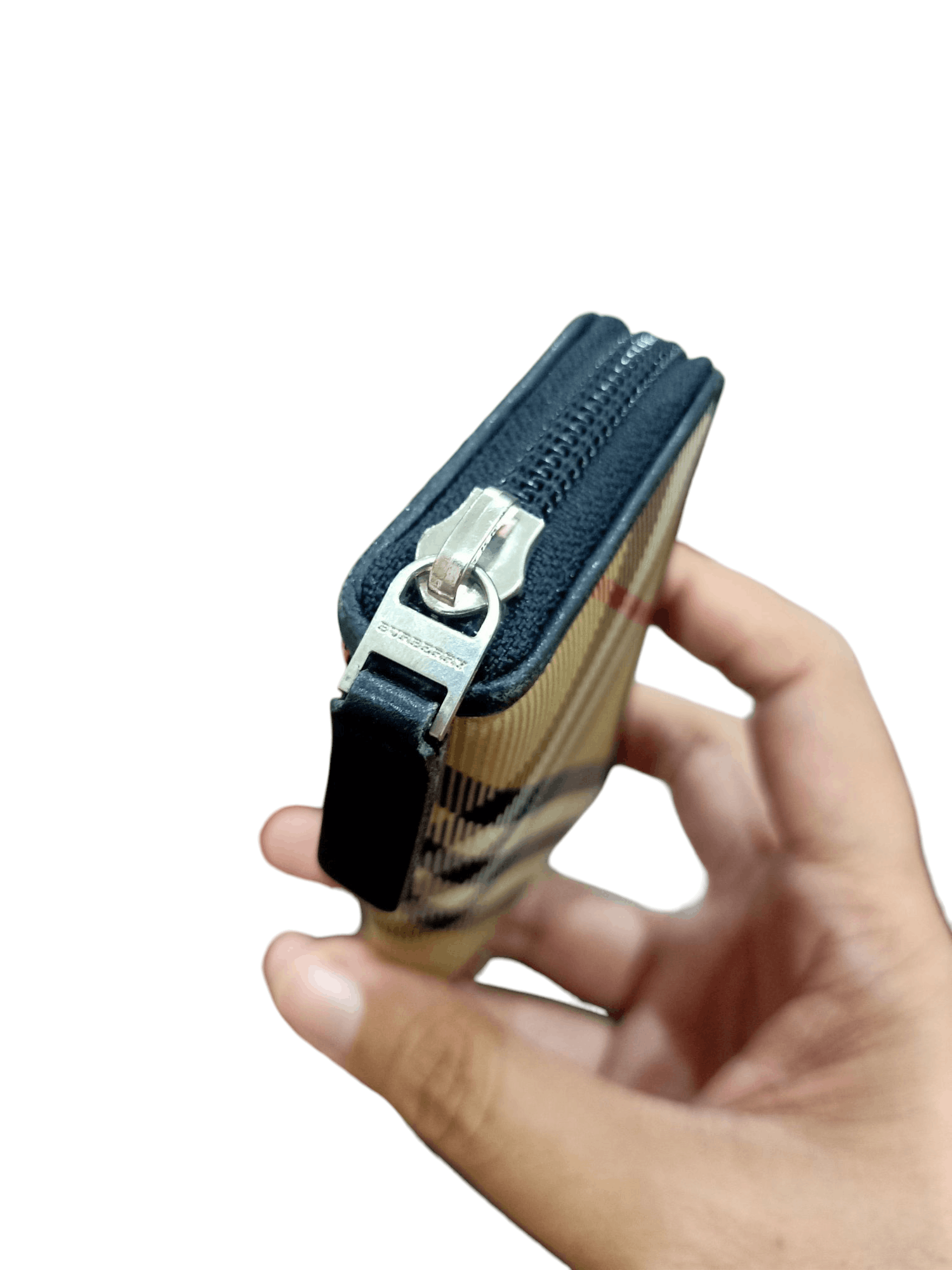 Burberry Burberry Nova Check Leather Key Case Holder Size ONE SIZE - 3 Thumbnail