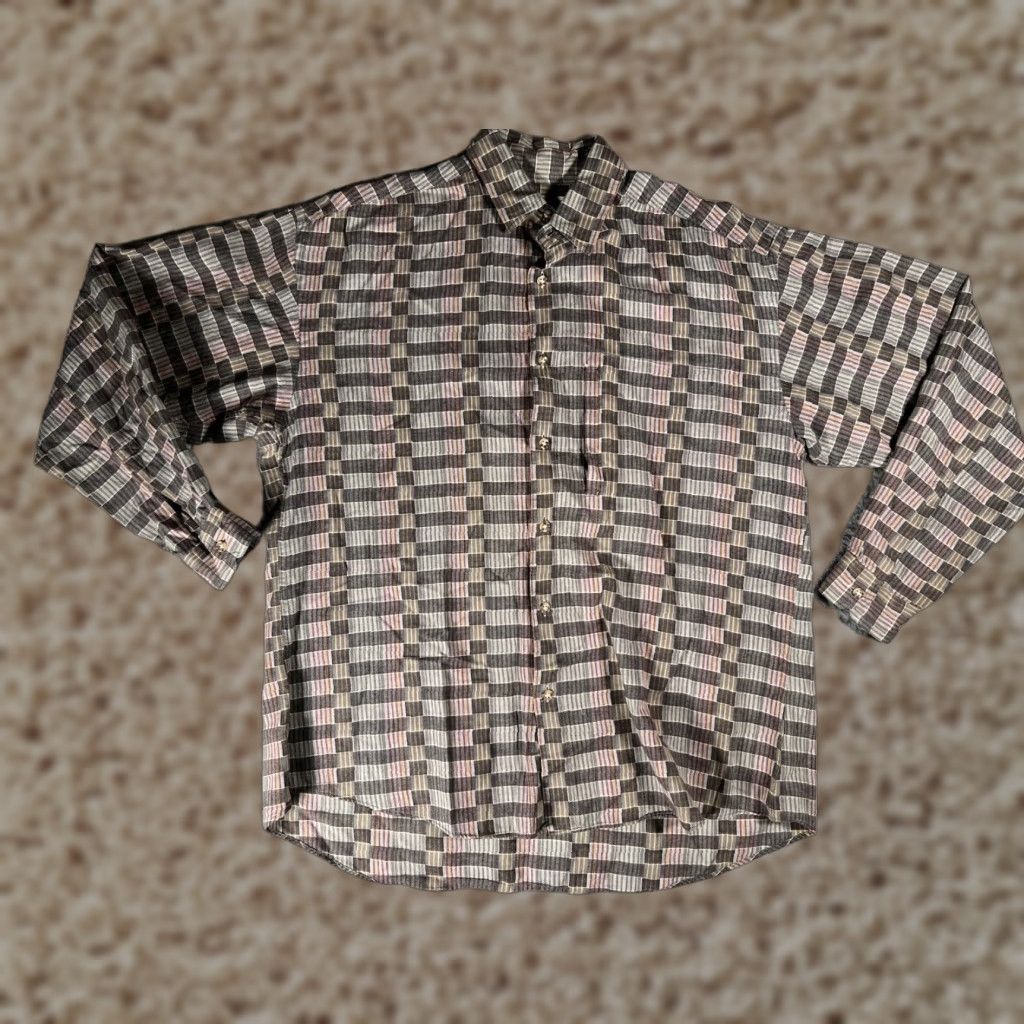 The North Face The North Face Shirt Mens M Brown Button Up Check Retro 100% Cotton Size US M / EU 48-50 / 2 - 1 Thumbnail