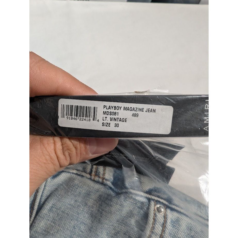 Amiri o1rshd1 Playboy Magazine Jean in LT.Vintage Size US 30 / EU 46 - 20 Thumbnail