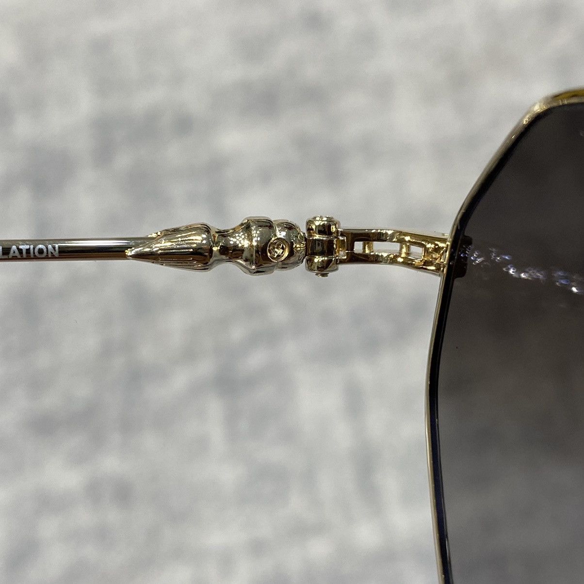 Chrome Hearts CHROME HEARTS EVACULATION MATTE BLACK/GOLD PLATED Size ONE SIZE - 10 Thumbnail