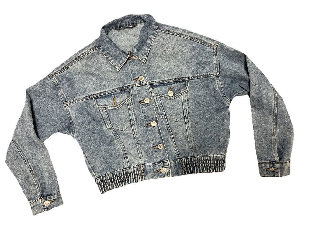 Other 511inc. Light Wash Cropped Denim Jacket SM–Elastic Waistband Size S / US 4 / IT 40 - 10 Thumbnail