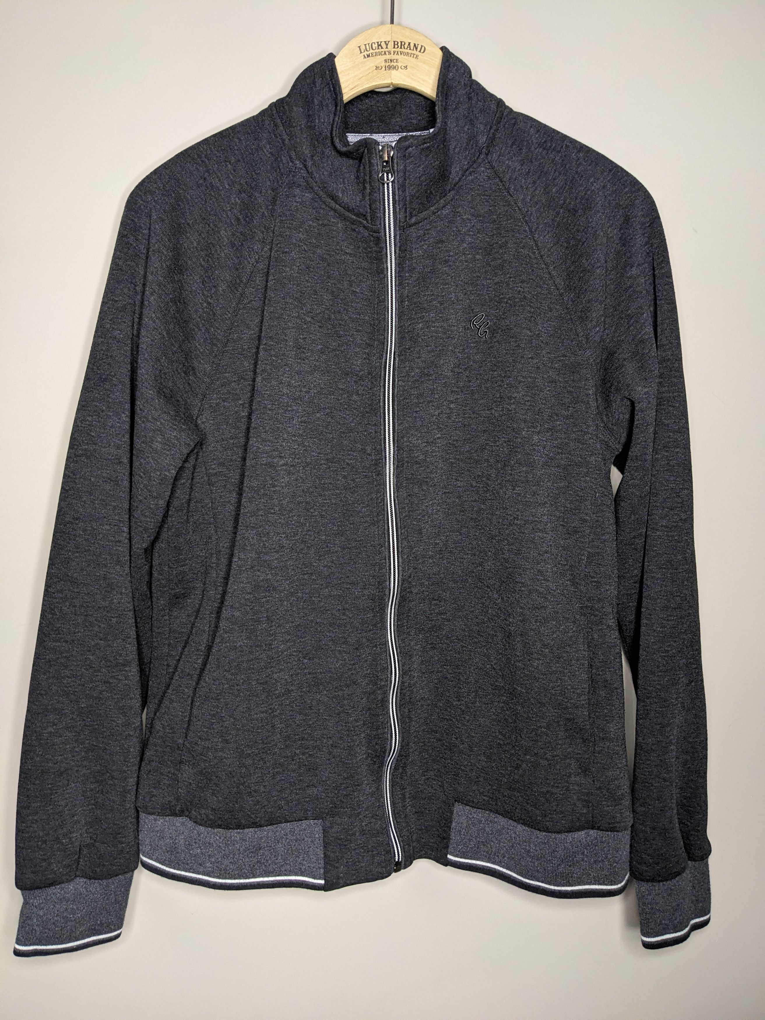 Robert Graham Robert Graham Jacket Size Small Full Zip Mock Neck Sweater Size US S / EU 44-46 / 1 - 1 Thumbnail