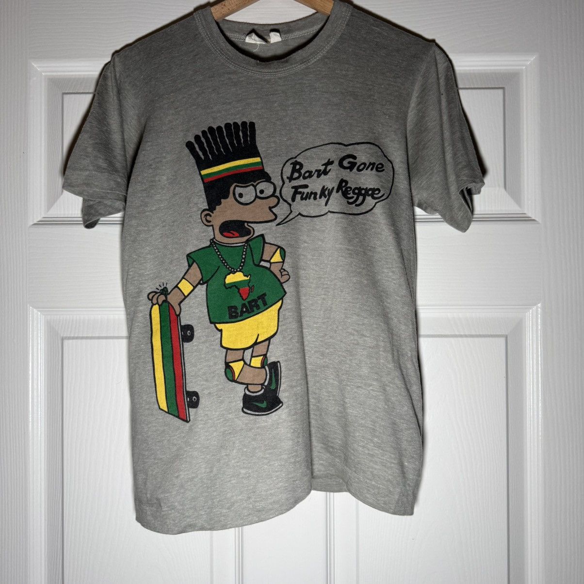 Vintage Vintage Single Stitch Bart Simpson Sz S Size US S / EU 44-46 / 1 - 1 Thumbnail