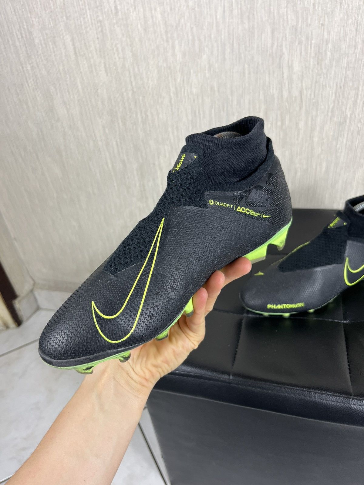 Nike Nike phantom VSN Elite DF FG soccer cleats flyknit shoes Size US 7.5 / EU 40-41 - 10 Thumbnail