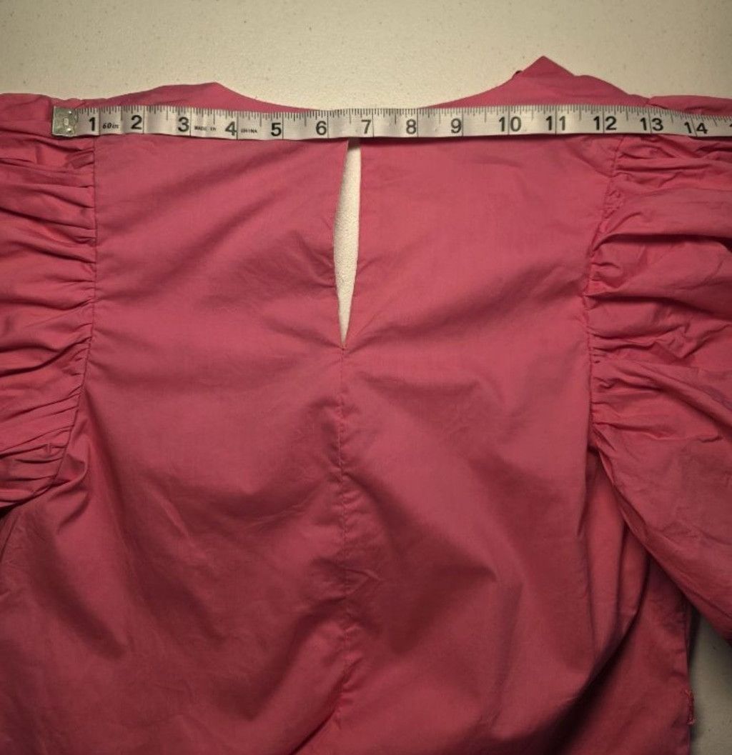 English Factory English Factory Hot Pink Puff Sleeve Mini Dress XS Barbiecor Size XS / US 0-2 / IT 36-38 - 8 Thumbnail