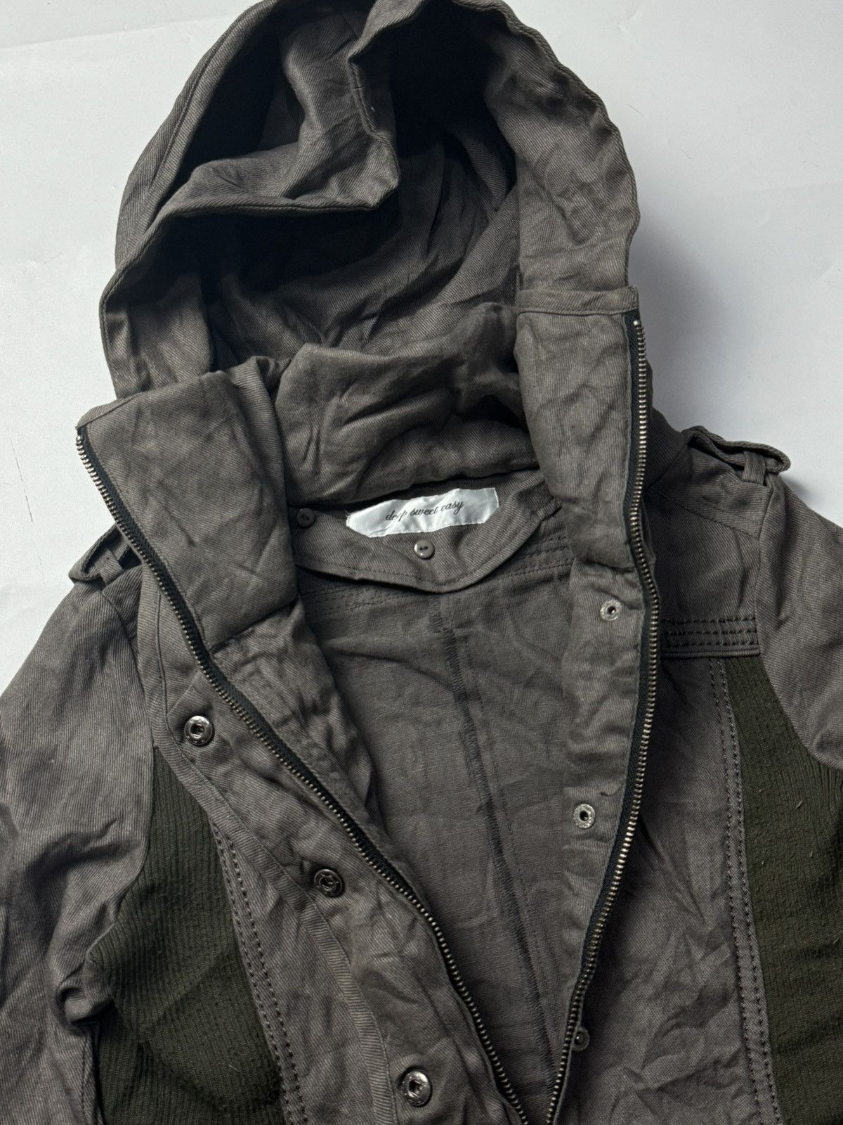 Issey Miyake × Japanese Brand Japanese Double Hoodie Deep Jacket Goa lgb styled Size US S / EU 44-46 / 1 - 5 Thumbnail