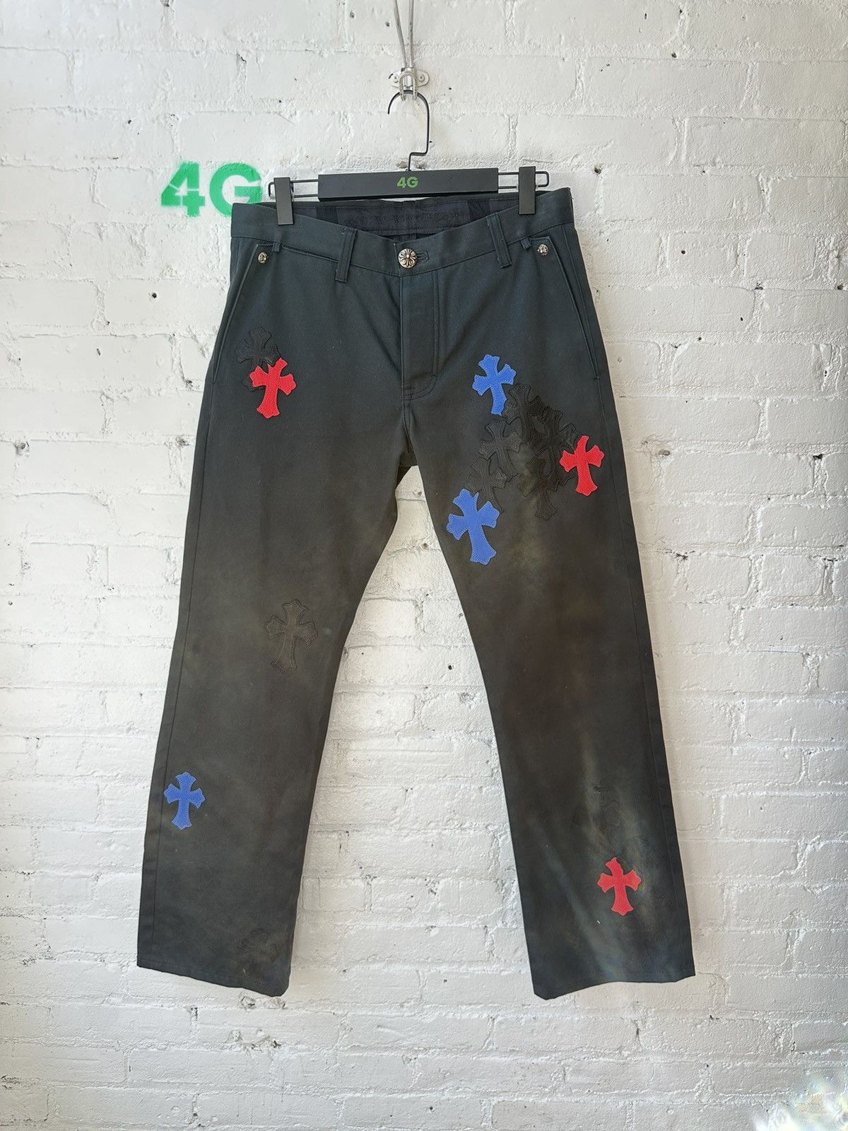 Chrome Hearts CHROME HEARTS PATCH SPIDERMAN CHINOS Size US 32 / EU 48 - 1 Thumbnail