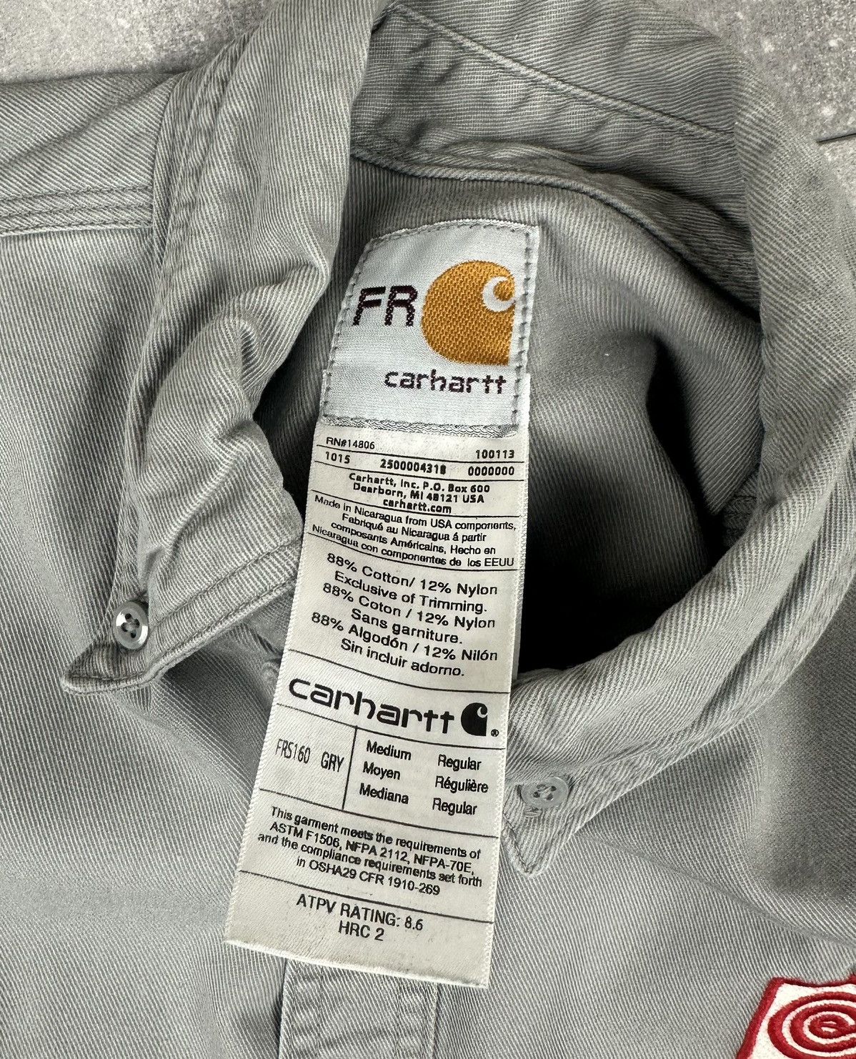 Carhartt Wip Carhartt FR Resistant Double Pockets Shirt Button Up Size US M / EU 48-50 / 2 - 12 Thumbnail