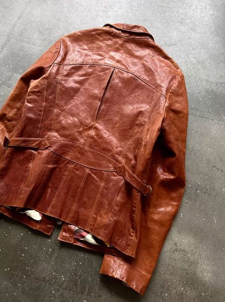Other LED RECHWE 2008 Geometric Stitch Multi-Pocket Leather Jacket Size US M / EU 48-50 / 2 - 5 Thumbnail
