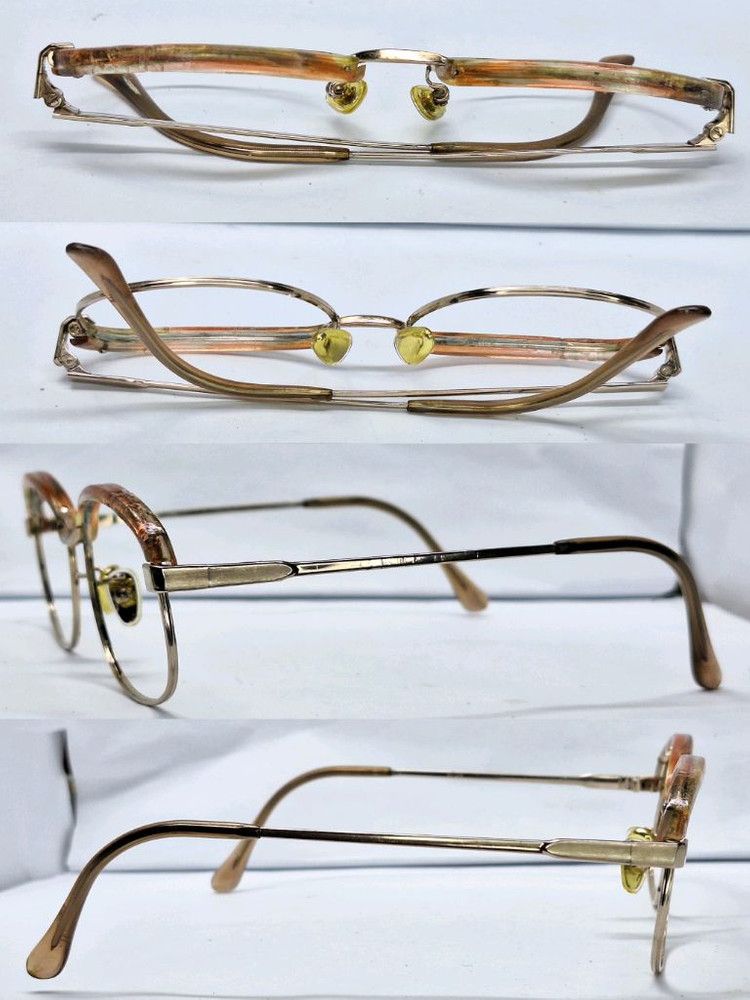 Other VINTAGE 1980s Japanese House Brand Browline Glasses 50mm Size ONE SIZE - 5 Thumbnail