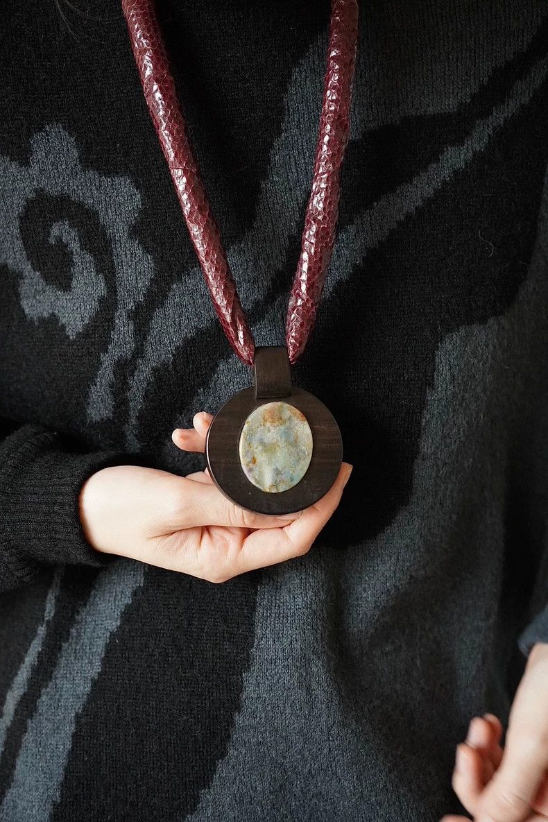 Kenzo KENZO Natural stone pendant necklace Size ONE SIZE - 1 Thumbnail