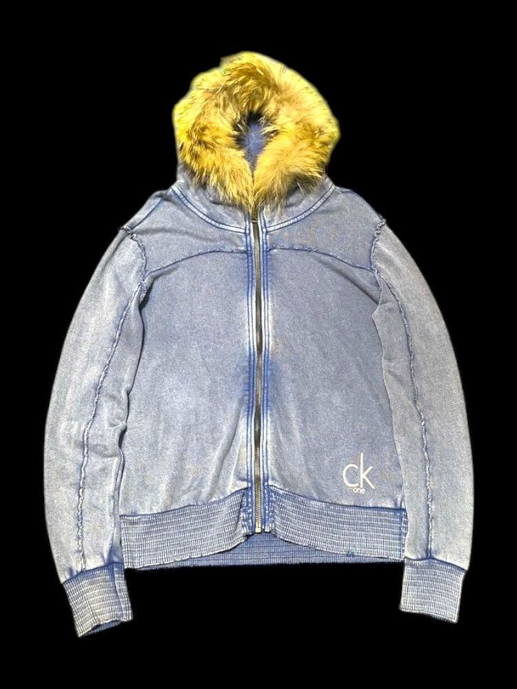 If Six Was Nine × Japanese Brand × Le Grande Bleu (L.G.B.) Vintage Calvin Klein Washed Hoodie Fur ~ IfSixWasNine Size US M / EU 48-50 / 2 - 1 Thumbnail