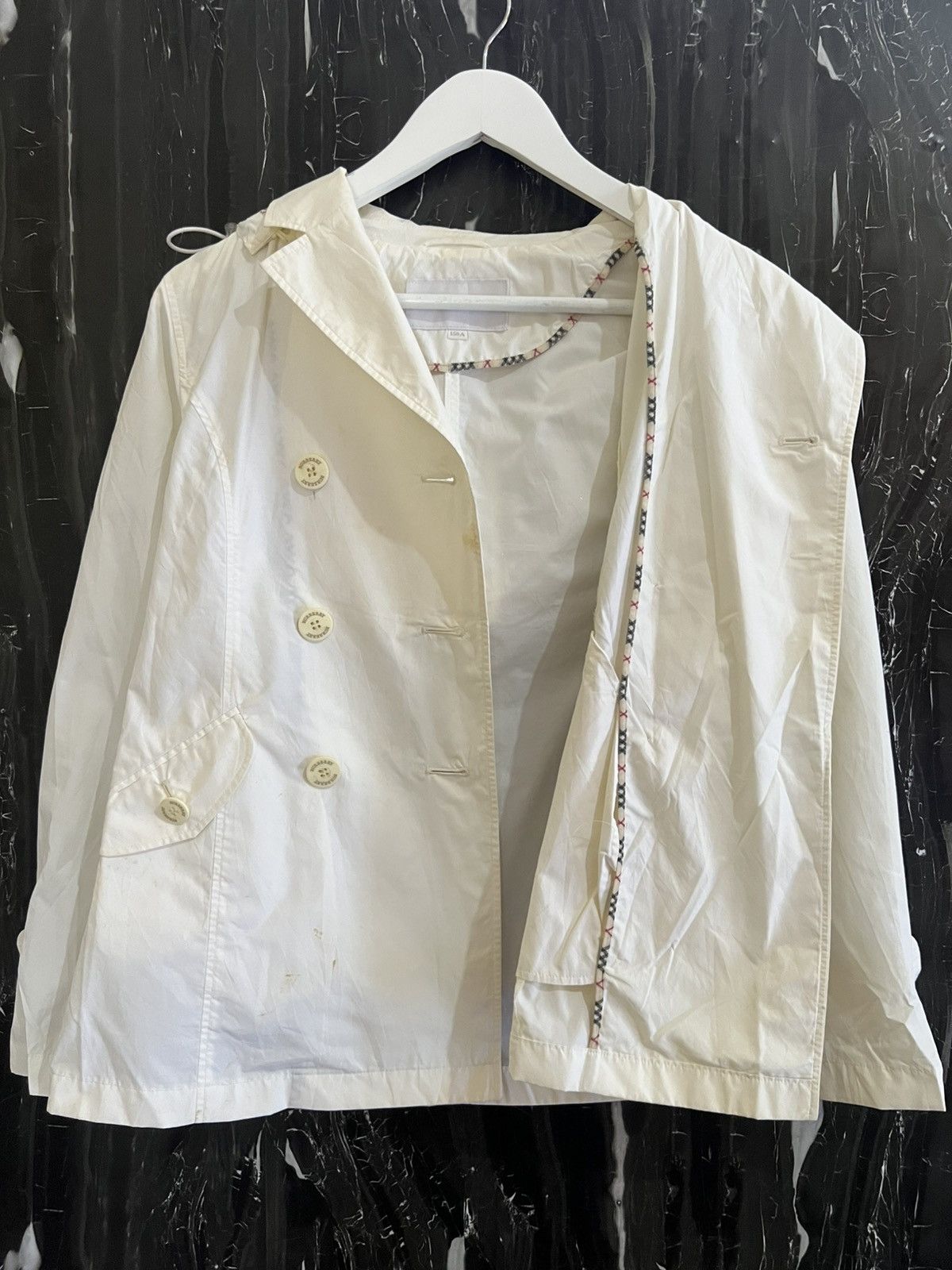Burberry BURBERRY LONDON WHITE JACKET Size US S / EU 44-46 / 1 - 3 Thumbnail
