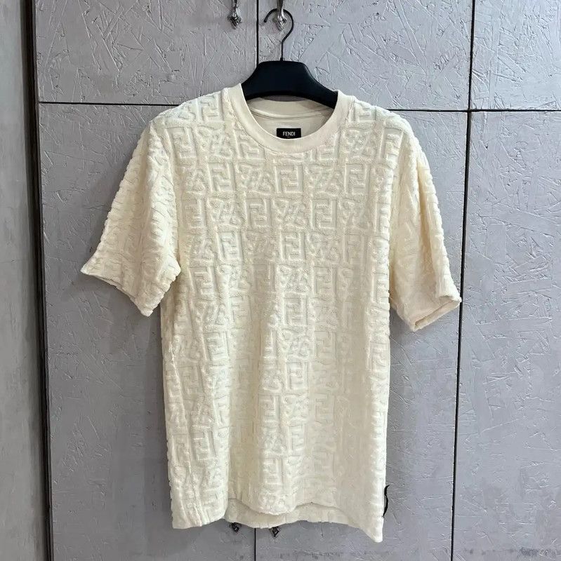 Fendi Fendi White Cotton Short Sleeve T-Shirt 0089 Size US XS / EU 42 / 0 - 1 Thumbnail