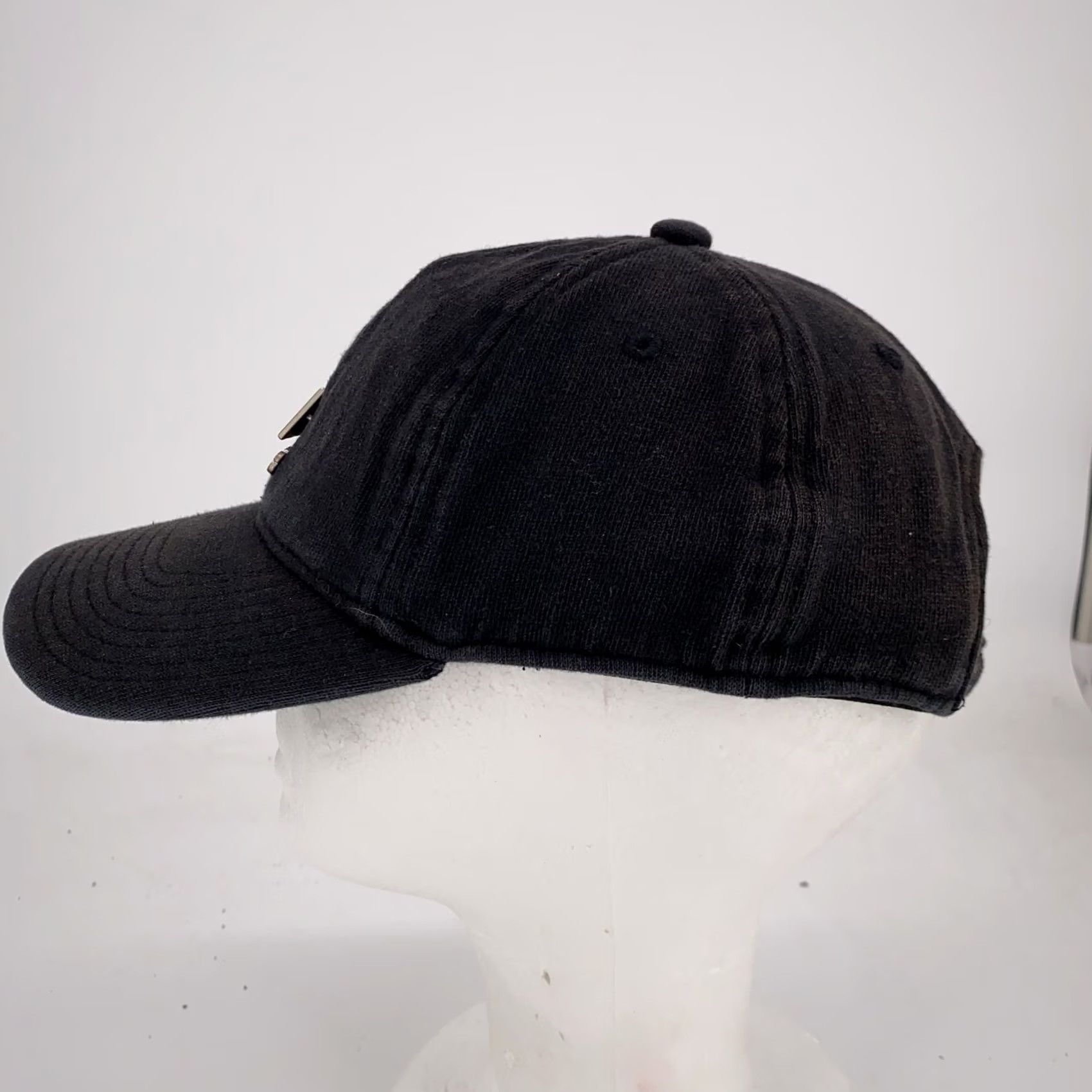 Adidas Adidas Hat Cap Strap Back Black Mens Three Stripe Logo AEROREADY Cotton Athletic Cap Size ONE SIZE - 4 Thumbnail