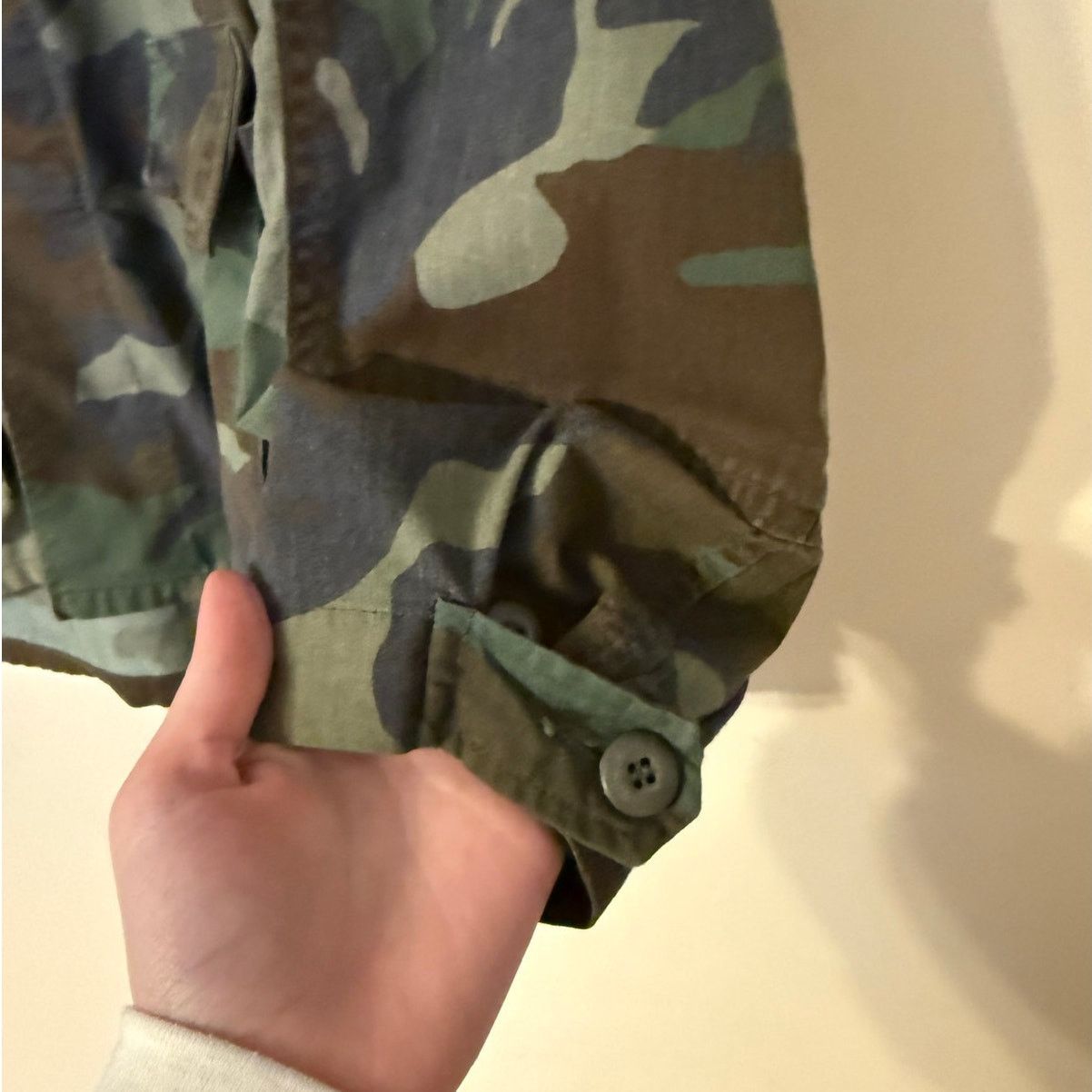 Vintage Vintage US Army Woodland Camo Combat Field Jacket Size US M / EU 48-50 / 2 - 3 Thumbnail