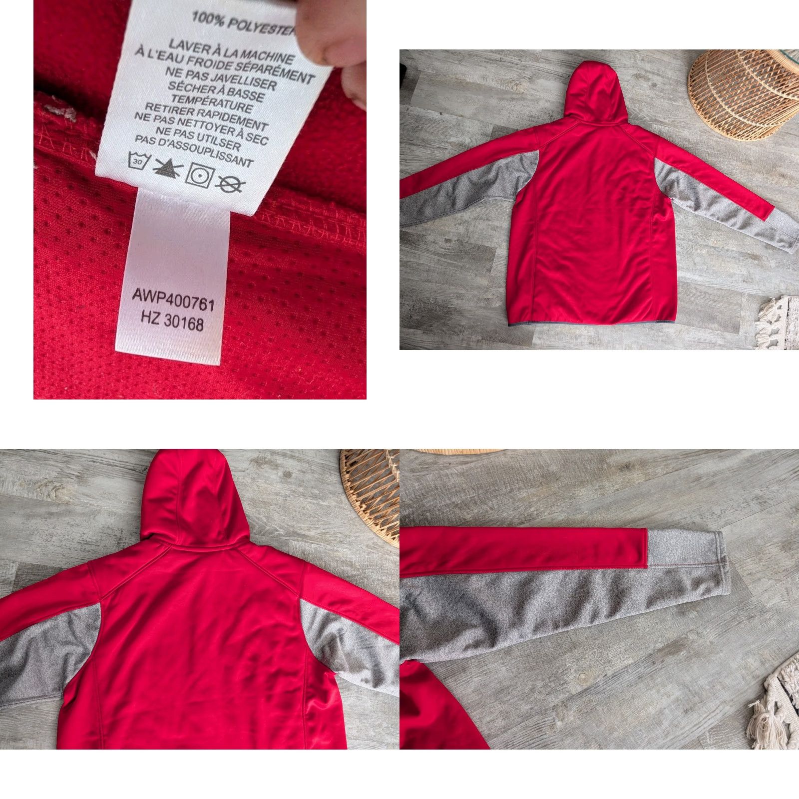 Vintage Arborwear Men’s Thermogen Sweatshirt Full Zip Hooded XL Gray | Primaloft 60g | Teflon Fabric | Zippered Pockets | Workwear Outdoor Jacket Size US XL / EU 56 / 4 - 10 Thumbnail