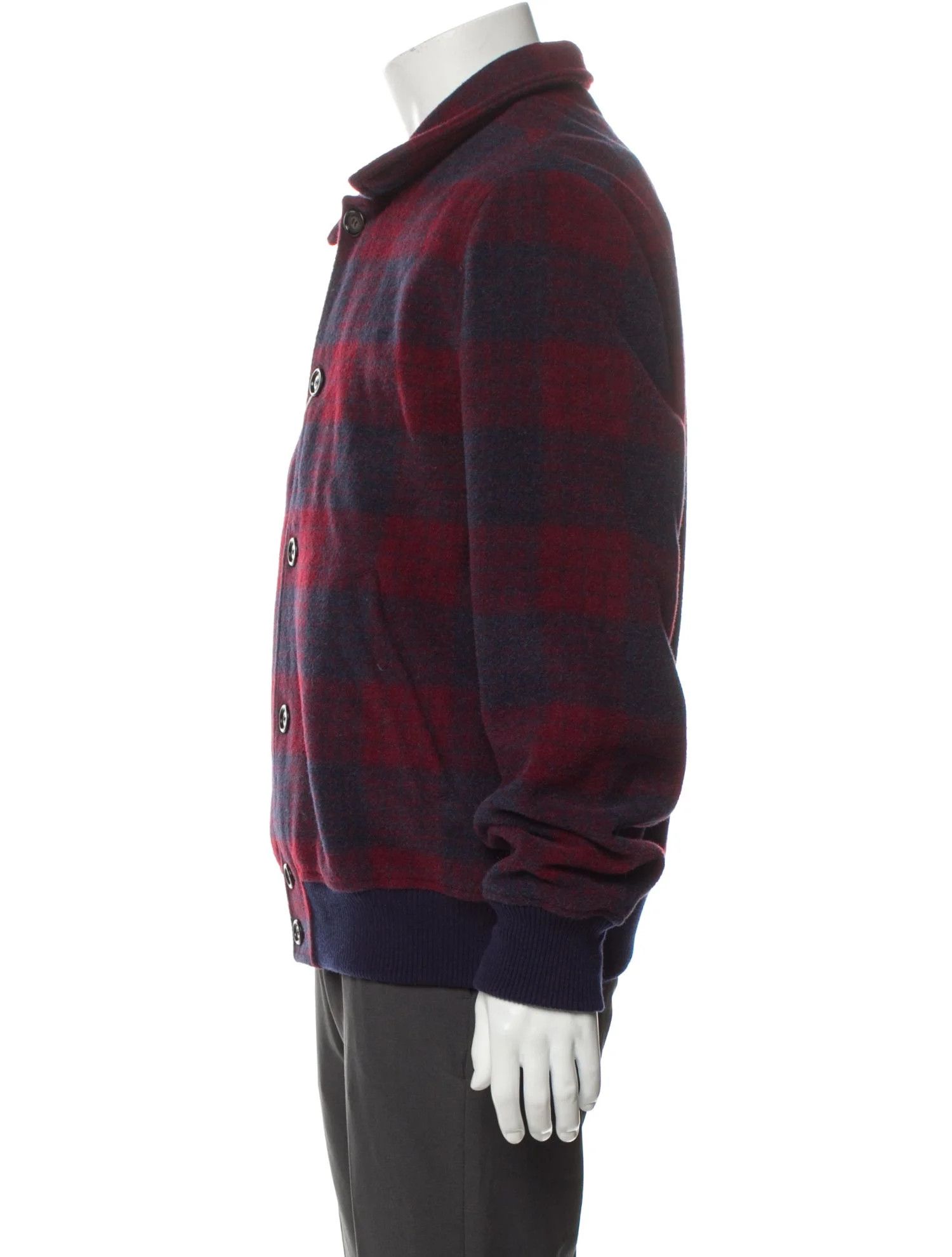 Brunello Cucinelli 0924 Jacket in Dark Red Size US XL / EU 56 / 4 - 2 Thumbnail