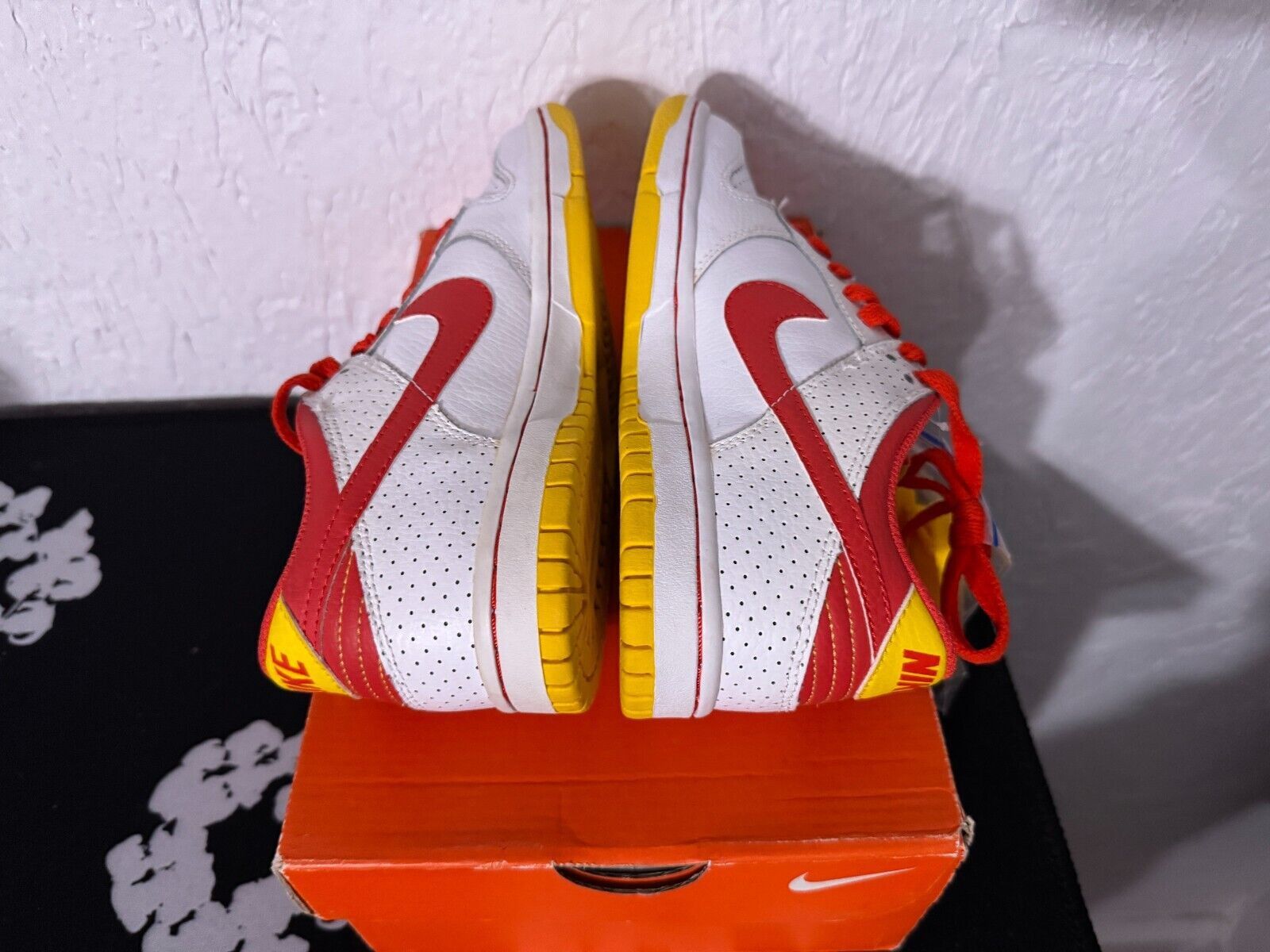 Nike × Vintage Nike NYX Dunk Low Ronald McDonald White Red Yellow US 4Y Size US 5.5 / IT 35.5 - 8 Thumbnail