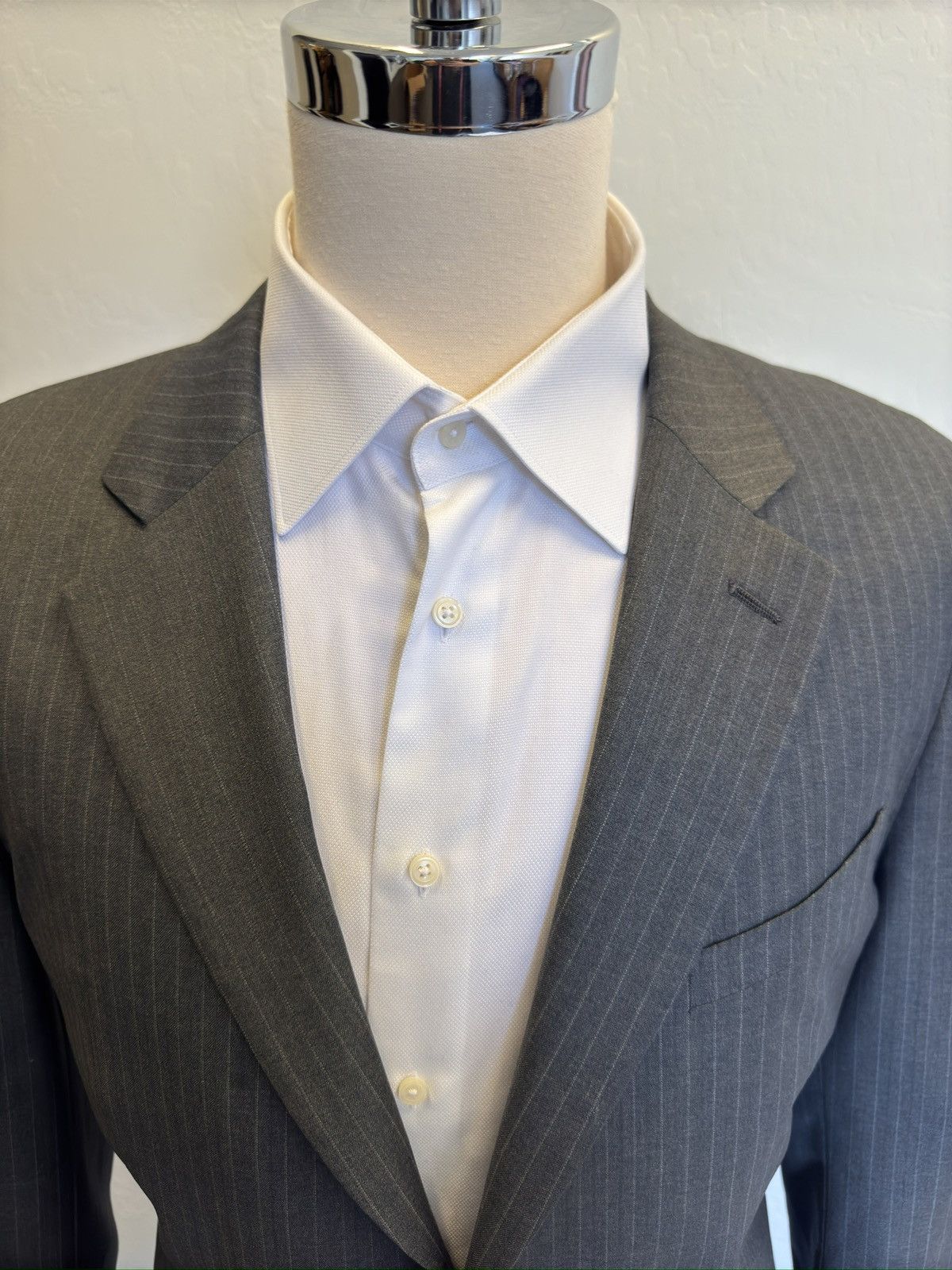 Armani Collezioni ARMANI COLLEZIONI Made in Italy Super 150’s Wool Jacket 44R Size 44R - 3 Thumbnail