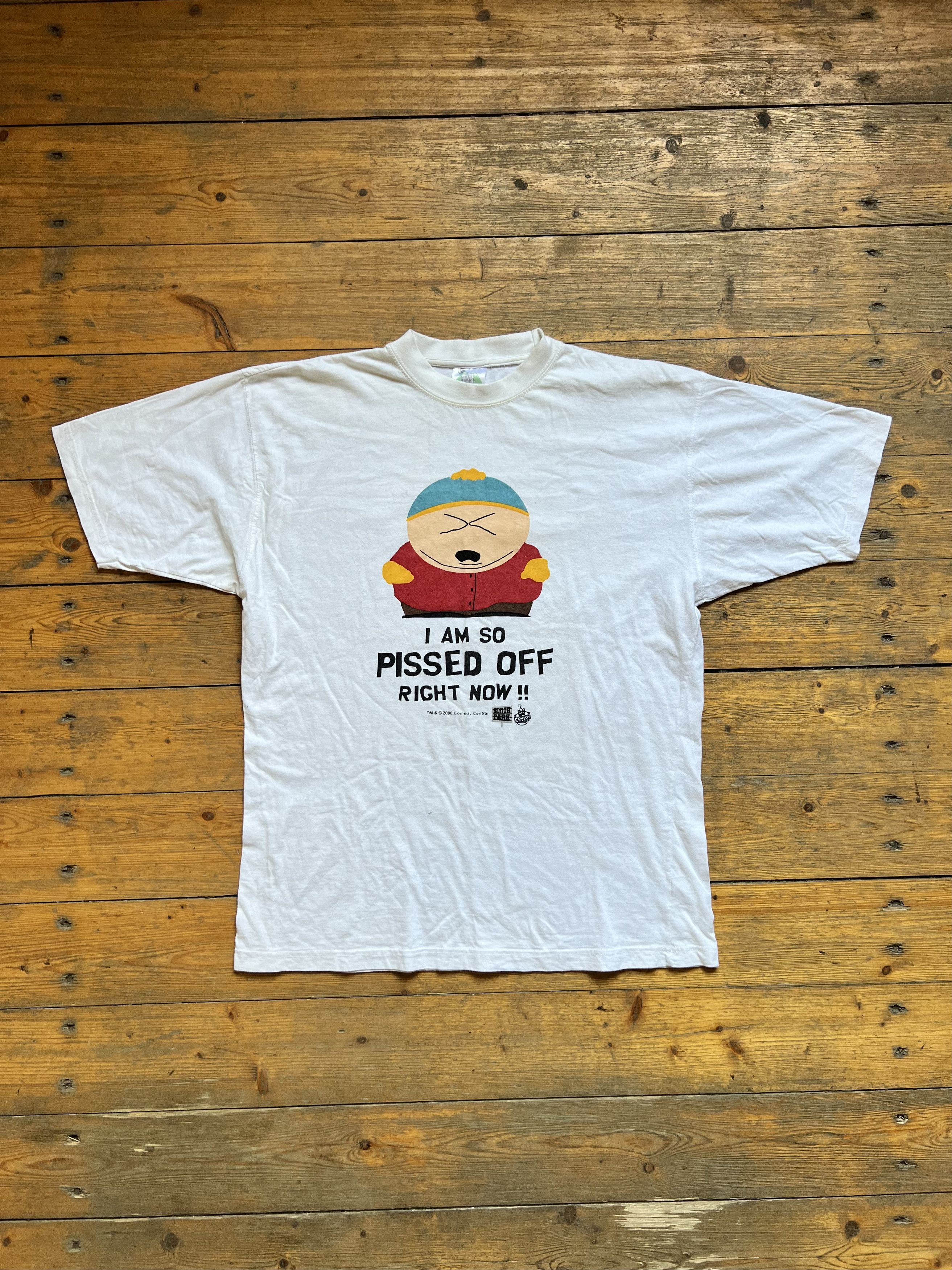 Cartoon Network South Park Cart Man Vintage 2000s Pissed Off Adult Rare Y2k Size US L / EU 52-54 / 3 - 1 Thumbnail