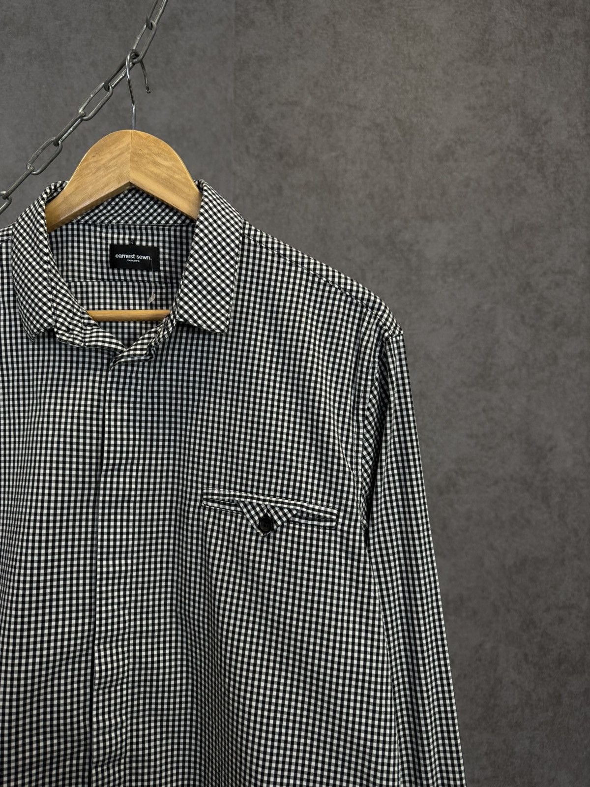 Earnest Sewn Earnest Sewn designer checkered shirt Size US L / EU 52-54 / 3 - 2 Thumbnail