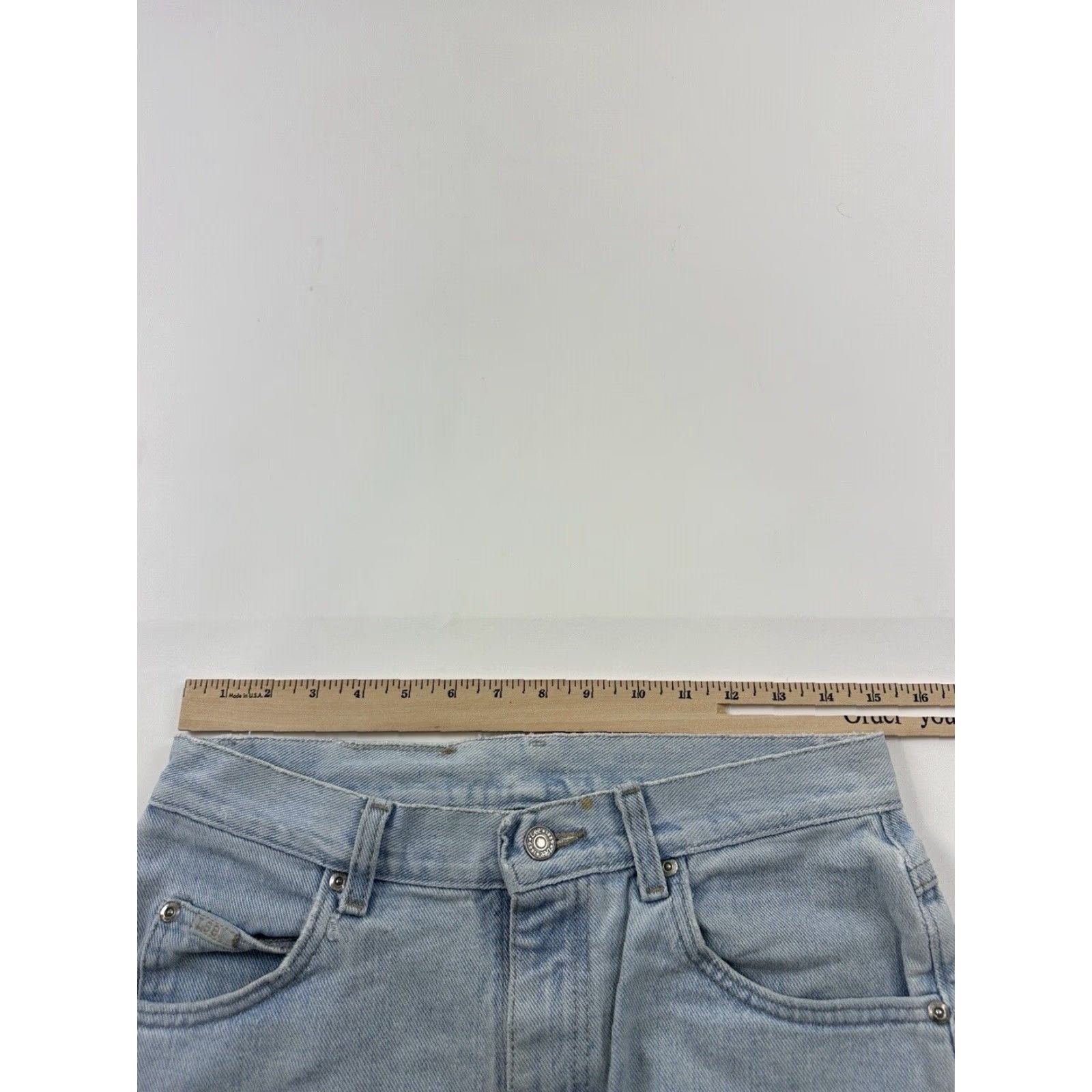 Lee VINTAGE Lee Jeans Men 30x31 Regular Straight Light Wash Made in USA Blue Size US 30 / EU 46 - 6 Thumbnail