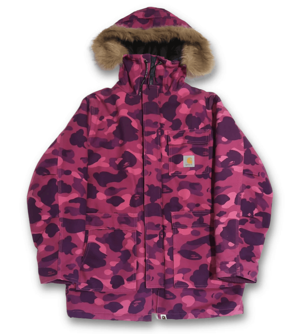 Bape × Carhartt 2006 BAPE X CARHARTT N-3B PARKA JACKET Size US M / EU 48-50 / 2 - 1 Thumbnail