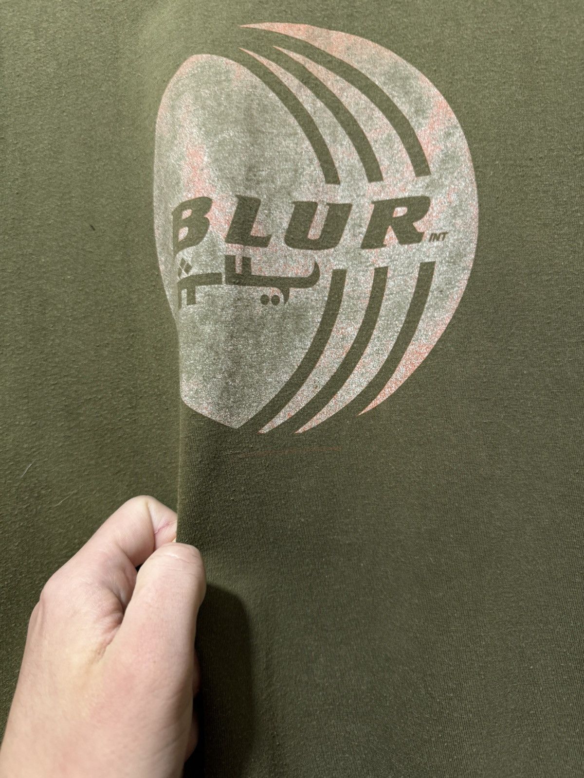 Band Tees × Vintage Vintage 1996 Blur Arabic Logo Rock Band Retro T-Shirt Y2K Size US XL / EU 56 / 4 - 6 Thumbnail