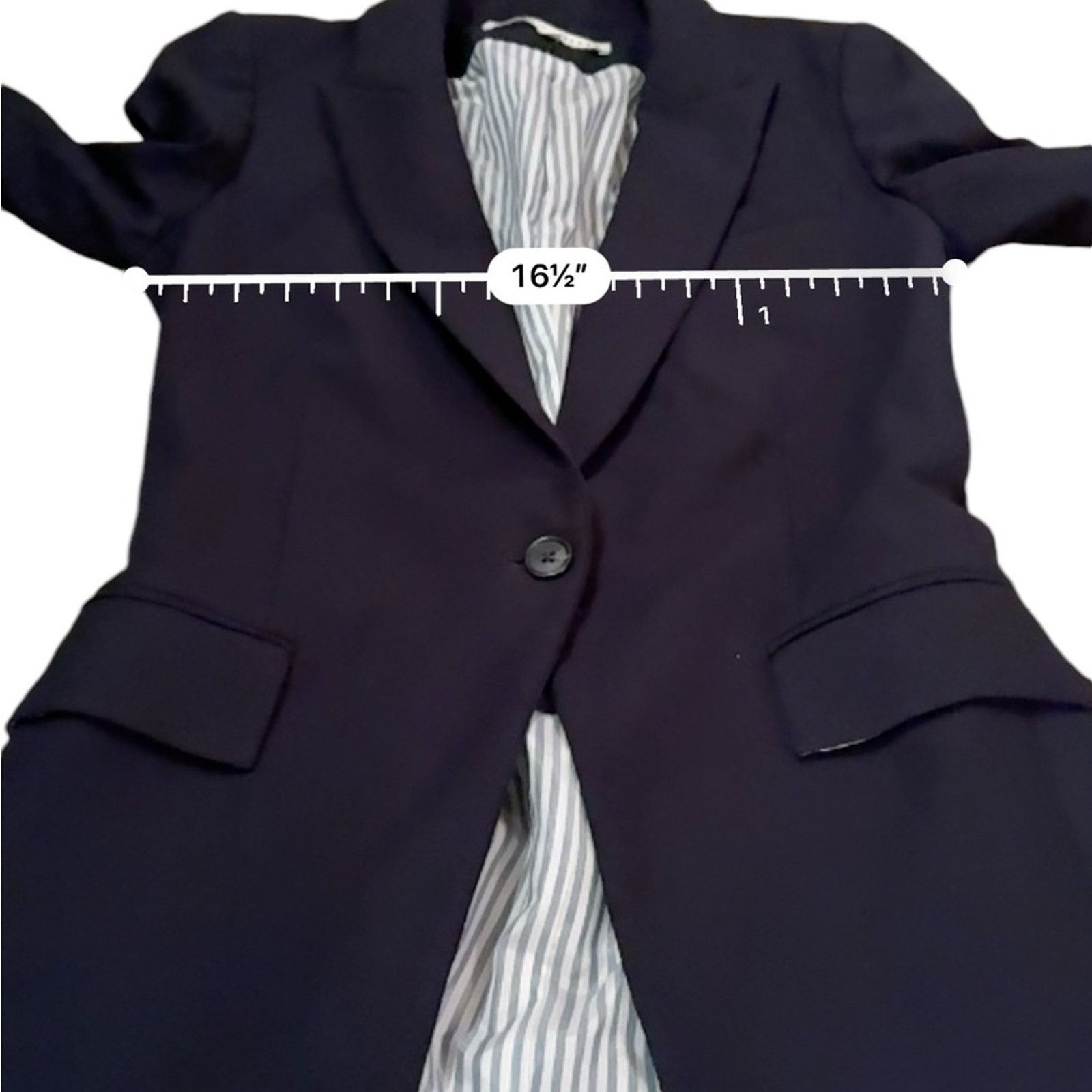 Veronica Beard Veronica Beard Classic Crepe Single Button Blazer Sz 0 Size XS / US 0-2 / IT 36-38 - 11 Thumbnail