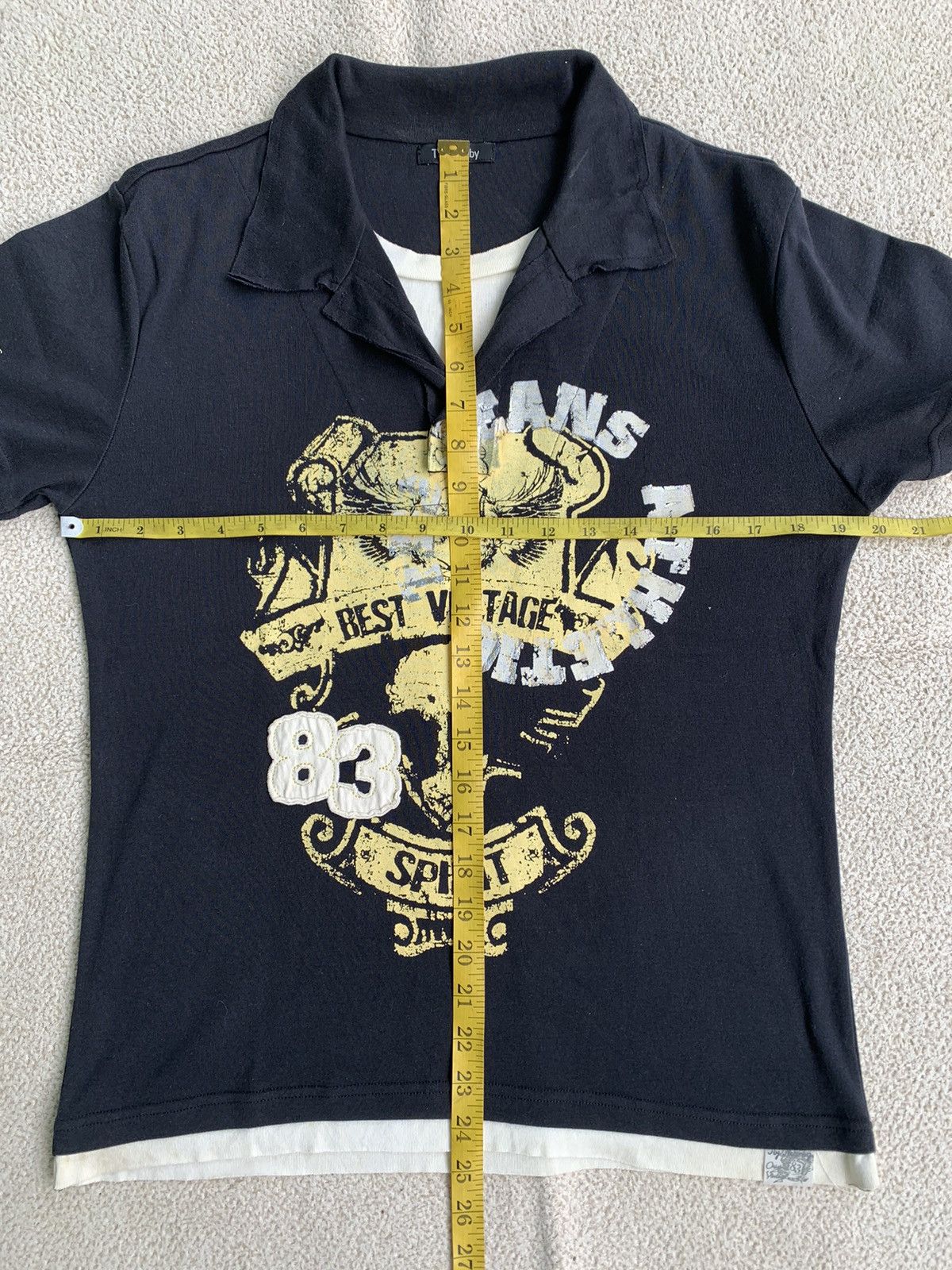 If Six Was Nine × Japanese Brand × Le Grande Bleu (L.G.B.) JAPANESE POEM GOTHIC TBJ TSHIRT Size US M / EU 48-50 / 2 - 8 Thumbnail