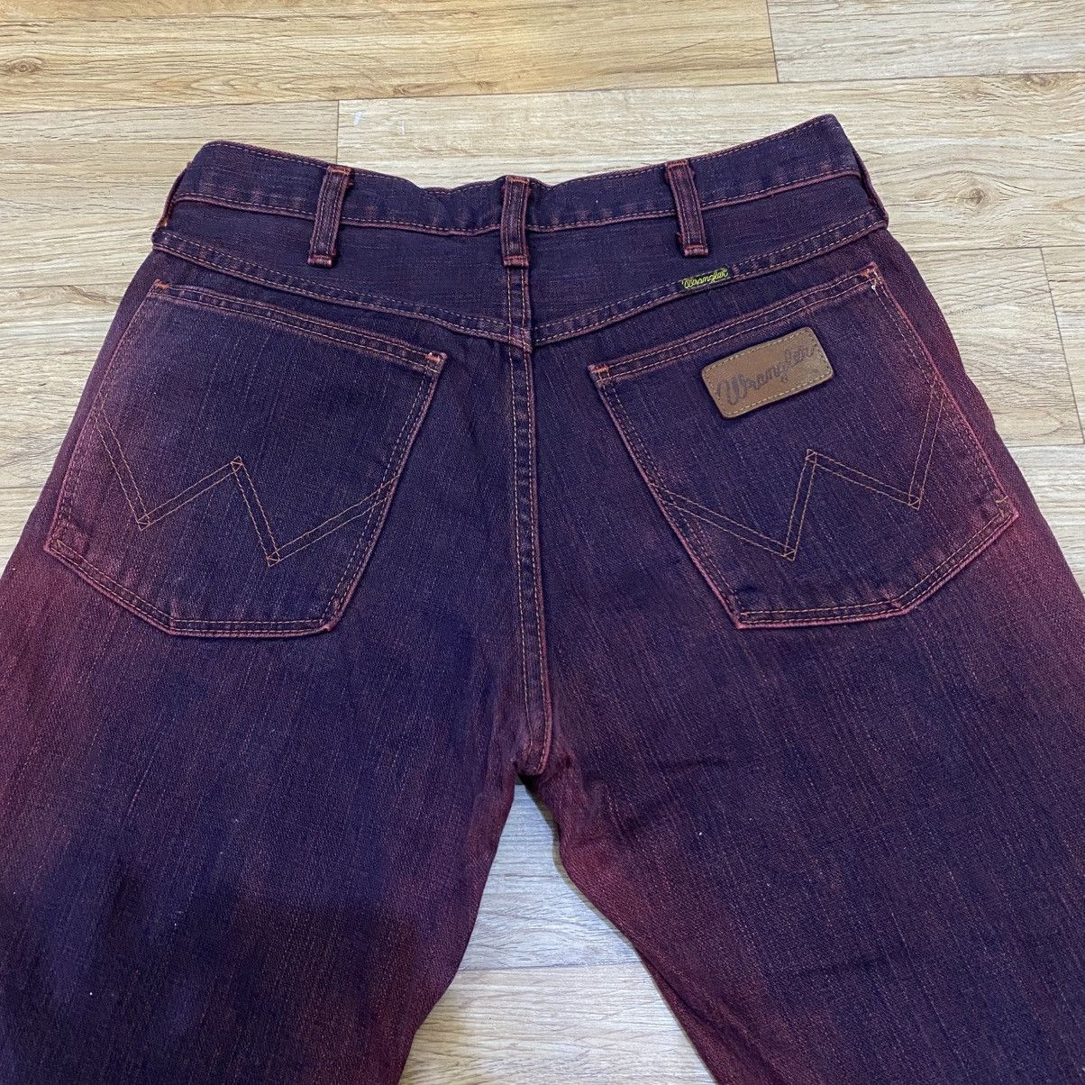 Wrangler 2000s Vintage Wrangler Purpel Flared Denim Pants Size US 30 / EU 46 - 7 Thumbnail