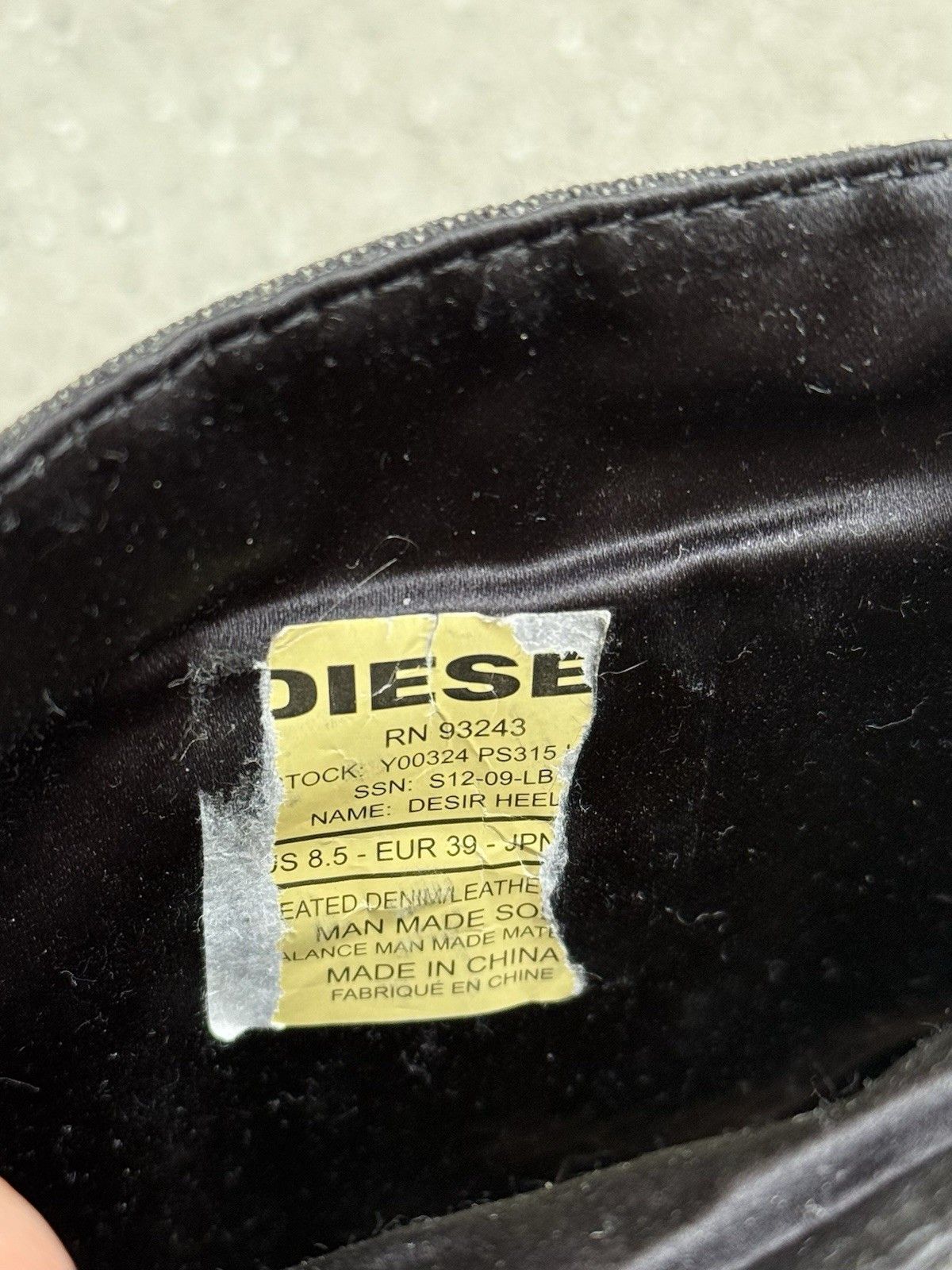 Diesel Vintage 2000s Y2k Diesel Heels Shoes Denim Style Rare Size US 8.5 / IT 38.5 - 19 Thumbnail