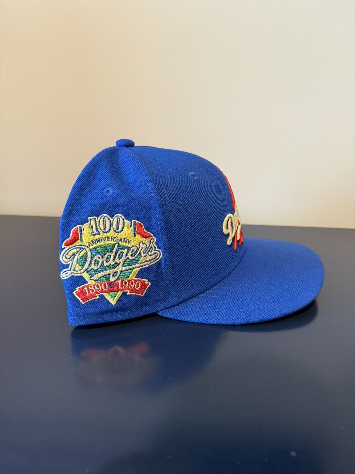 Mitchell & Ness Mitchell & Ness LA Dodgers 7 1/4 Fitted Hat Size ONE SIZE - 2 Thumbnail