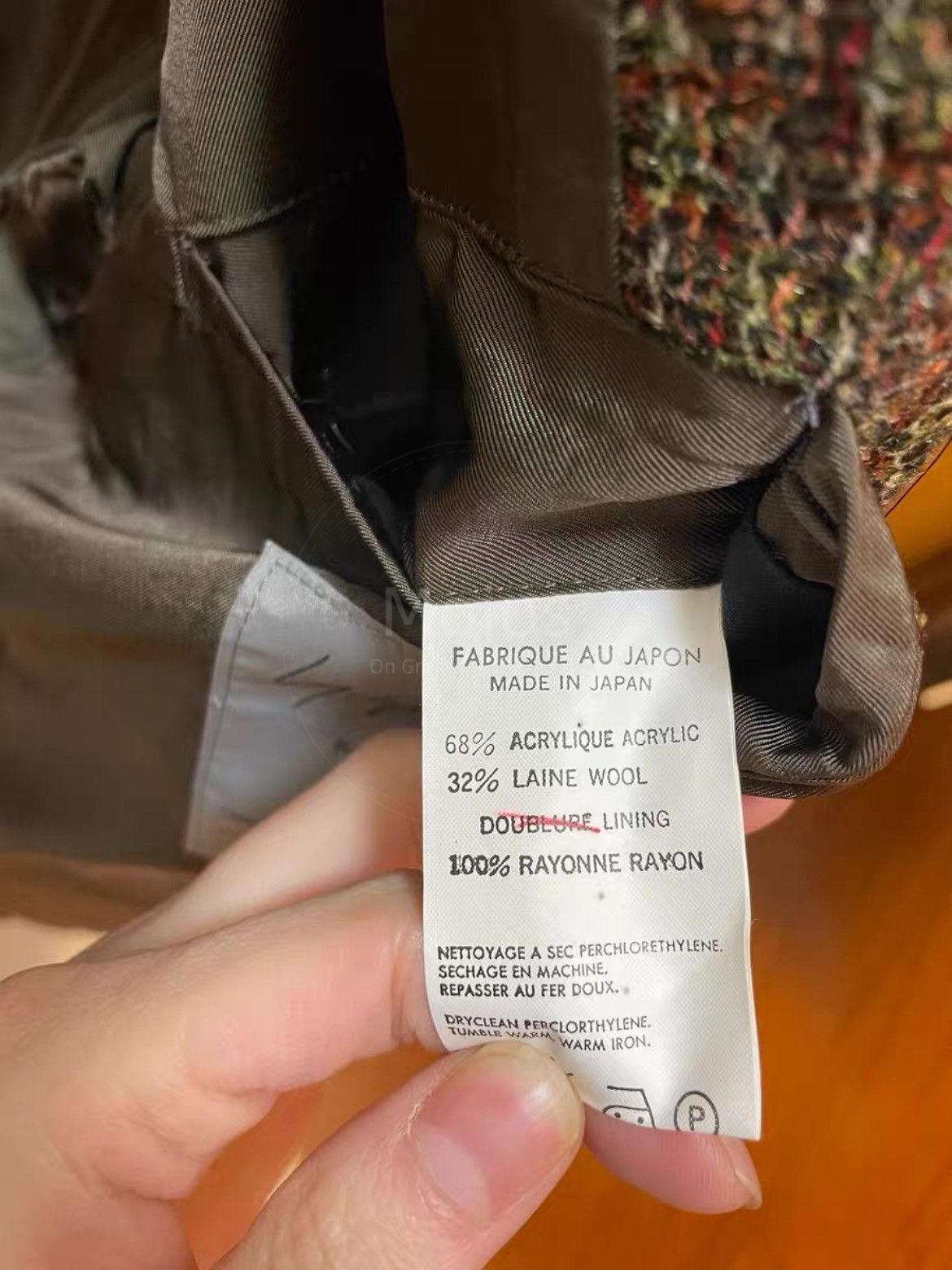 Yohji Yamamoto Yohji Yamamoto Pour Homme 94AW Mixing Woven Jacket-2508 Size US M / EU 48-50 / 2 - 7 Thumbnail