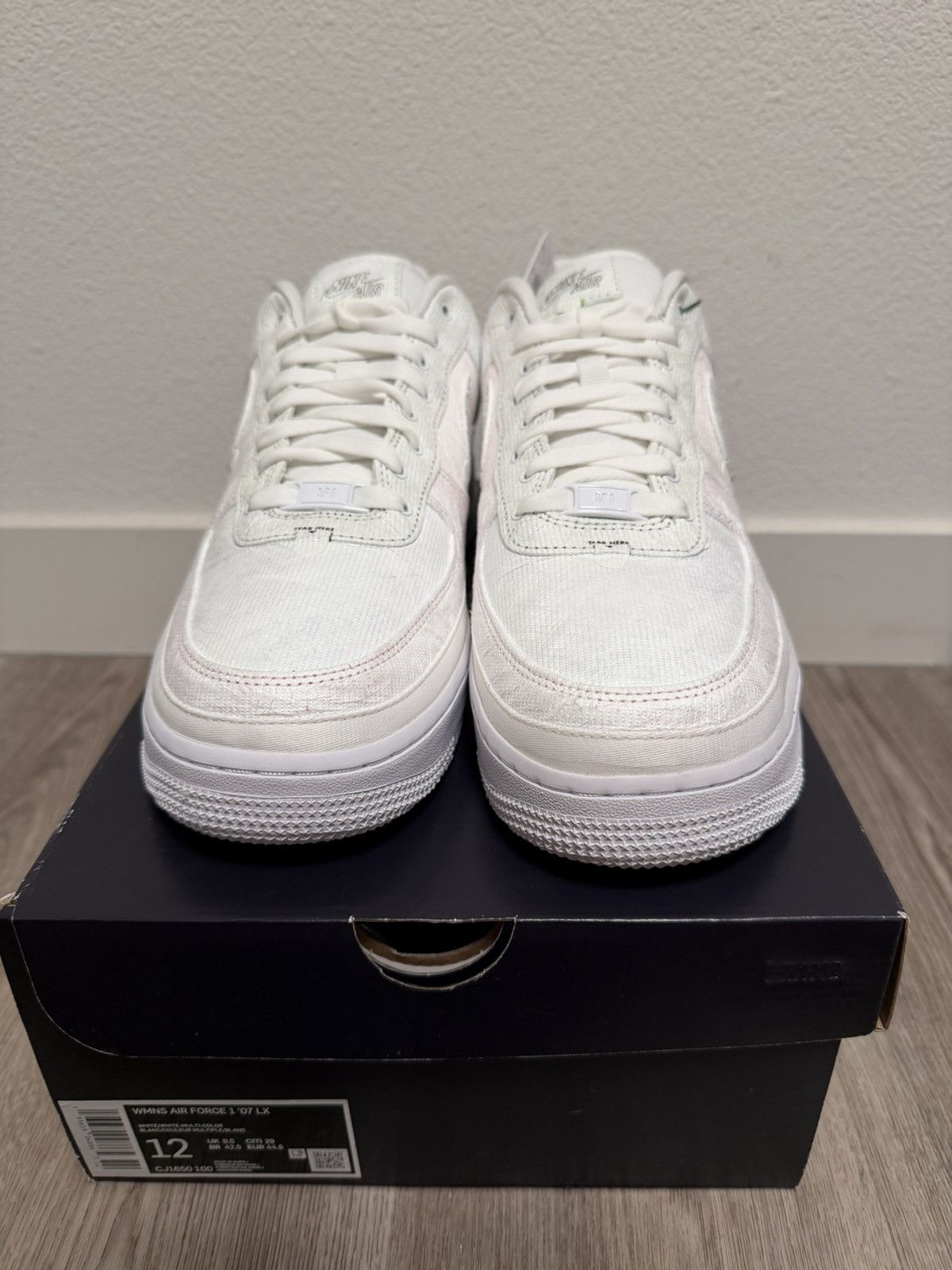 Nike Nike Off-White Canvas Sneakers Size US 12 / EU 45 - 1 Thumbnail