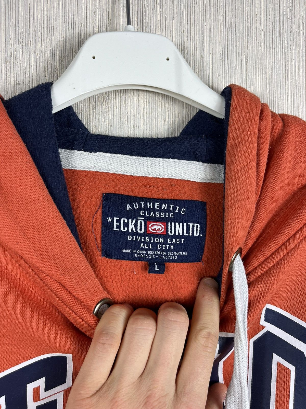 Ecko Unltd. × Vintage Vintage Ecko Unltd y2k spellout 90s hoodie sweatshirt hiphop Size US L / EU 52-54 / 3 - 14 Thumbnail