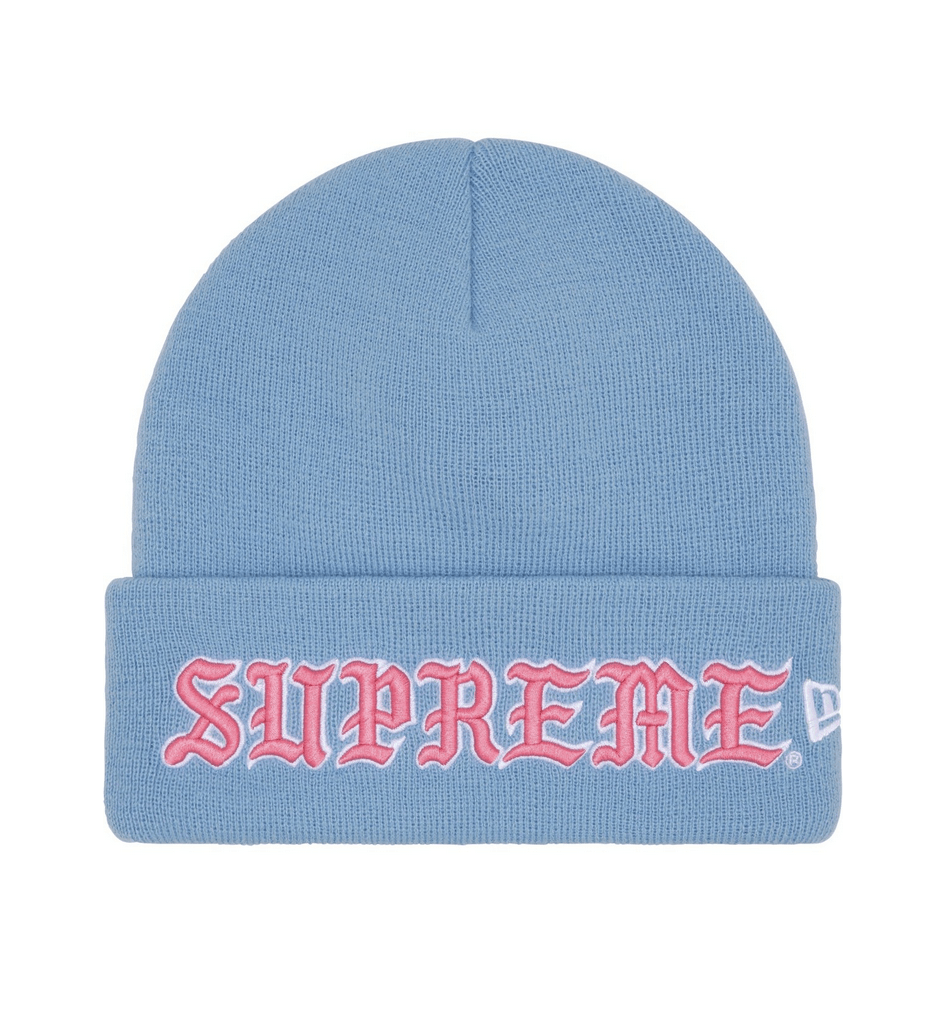 New Era × Supreme Supreme New Era Outline Beanie in Navy | Grailed