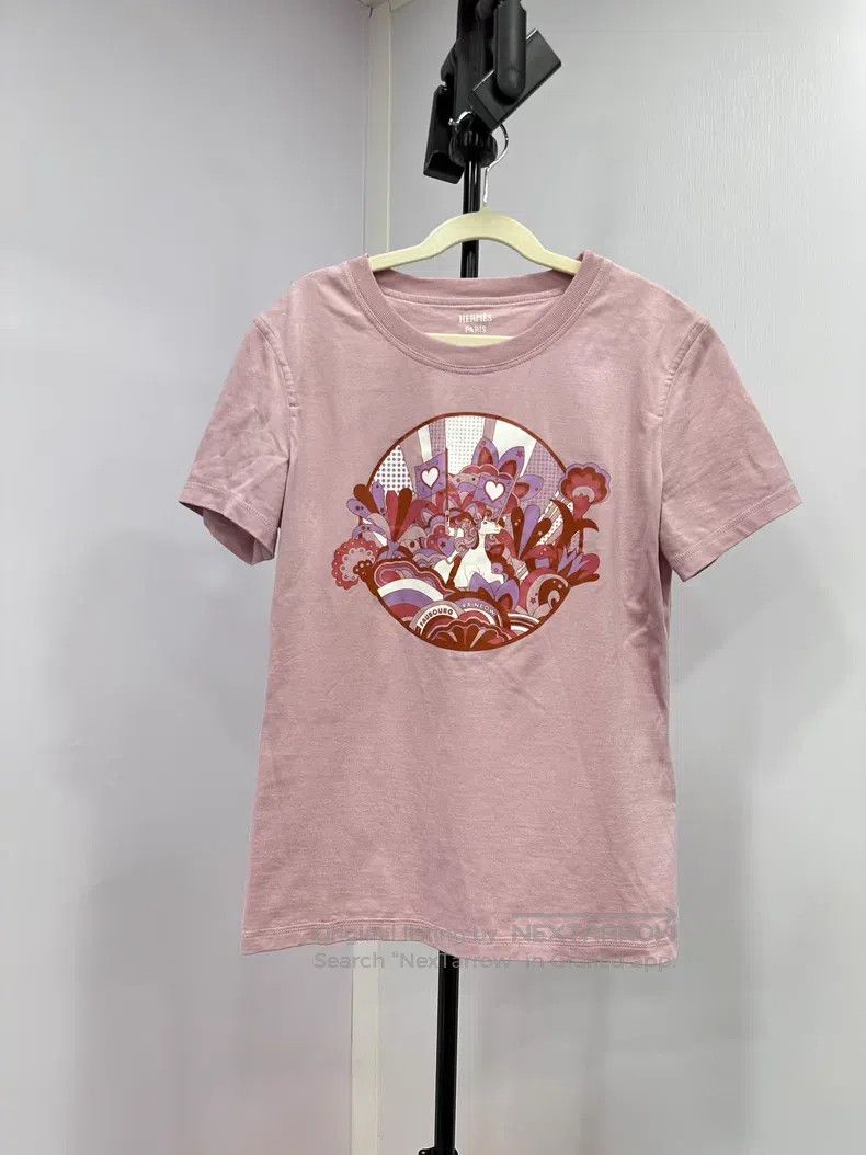 Hermes Hermes Cartoon Rainbow Pegasus Short Sleeve Size XS / US 0-2 / IT 36-38 - 1 Thumbnail