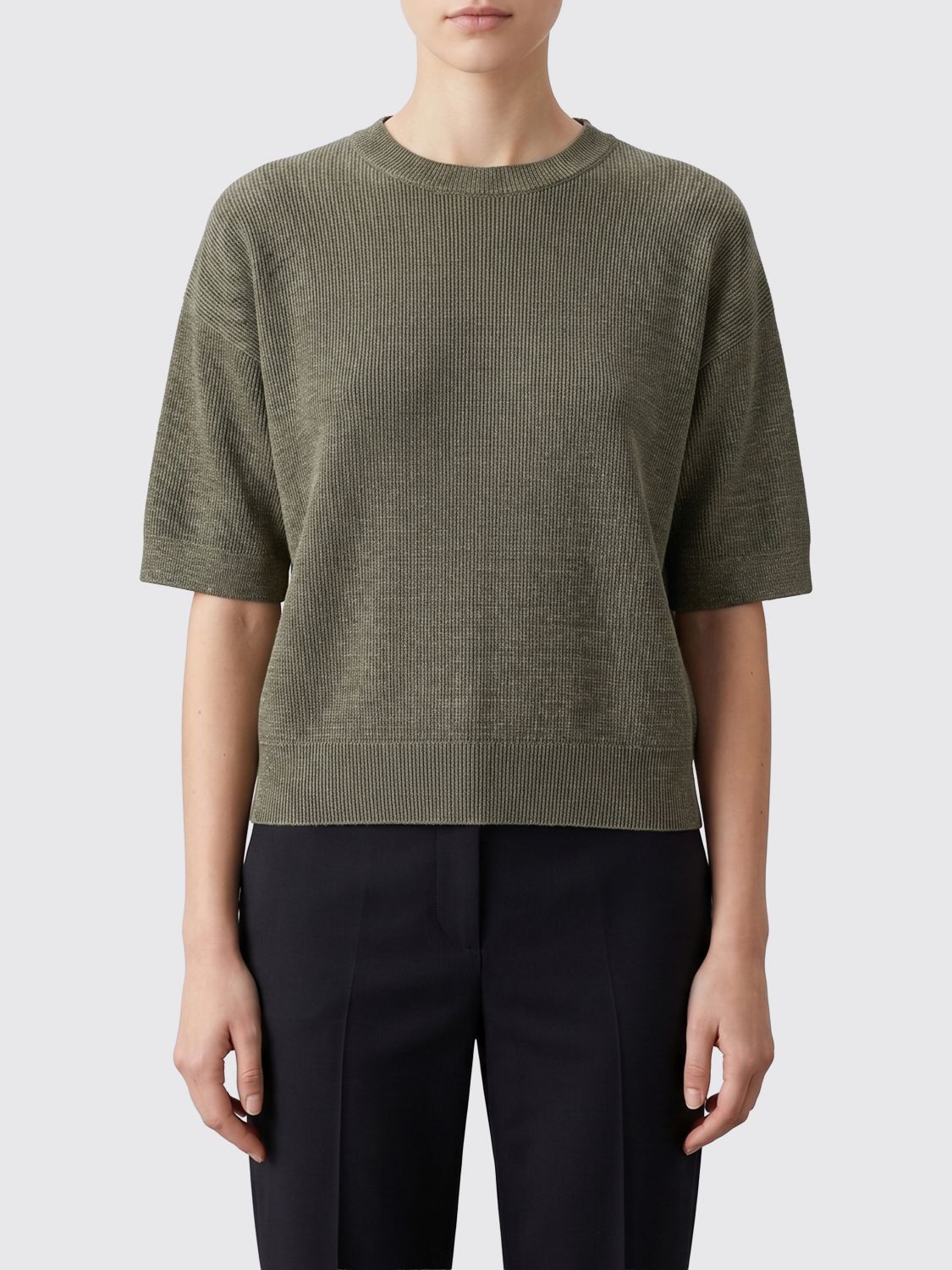 Brunello Cucinelli Brunello Cucinelli Sweater Woman Green Size XXS / US 00 / IT 34 - 1 Thumbnail