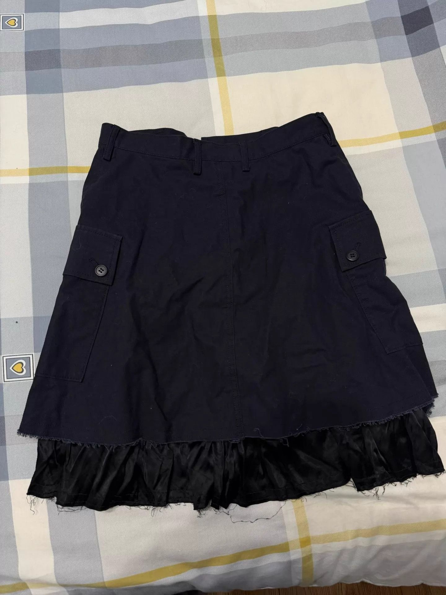 Yohji Yamamoto Y's Yohji Yamamoto skirt 72cm 50-55cm c/p 9/10 authentic Size 26" / US 2 / IT 38 - 6 Thumbnail