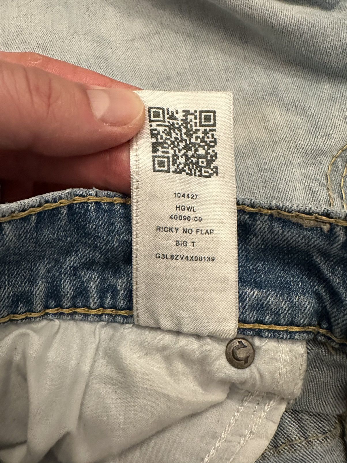 True Religion True Religion Ricky Relaxed Straight Men’s 34x33-Spots- Size US 34 / EU 50 - 13 Thumbnail
