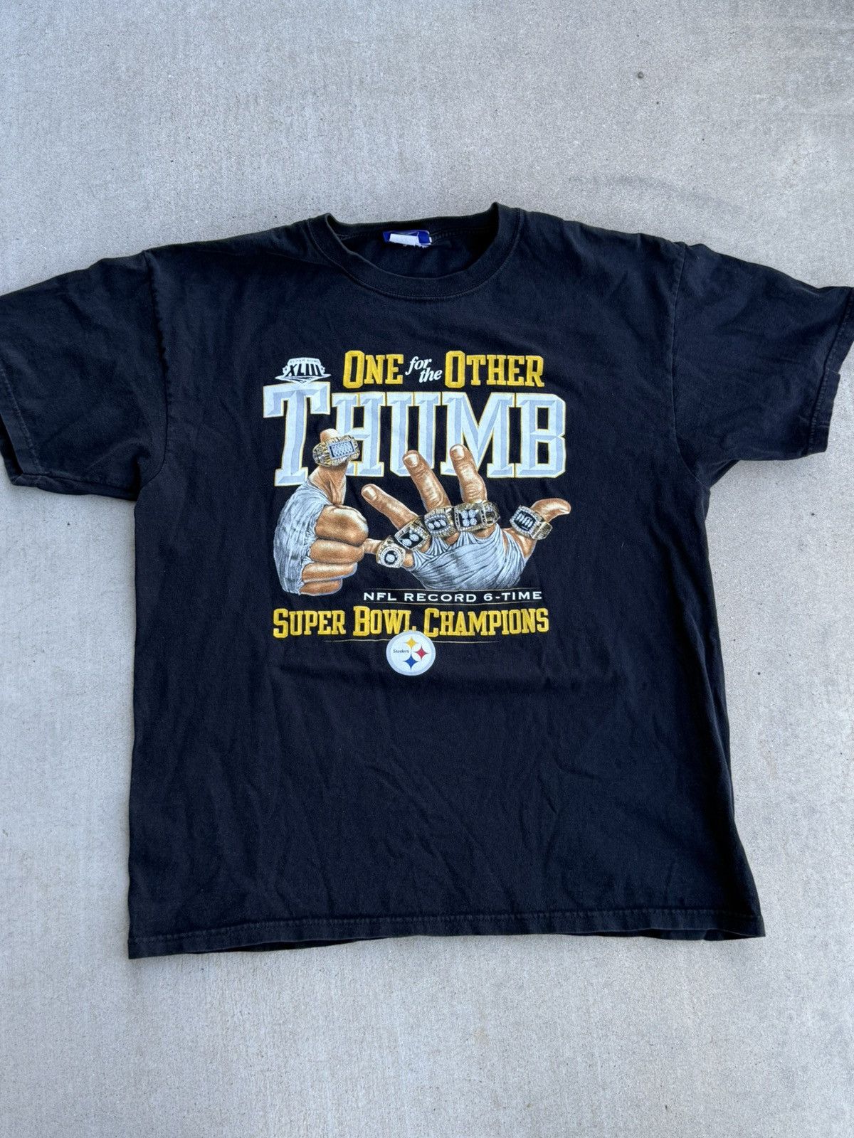 Reebok Vintage Reebok Pittsburgh Steelers Super bowl Champions tee Size US L / EU 52-54 / 3 - 1 Thumbnail