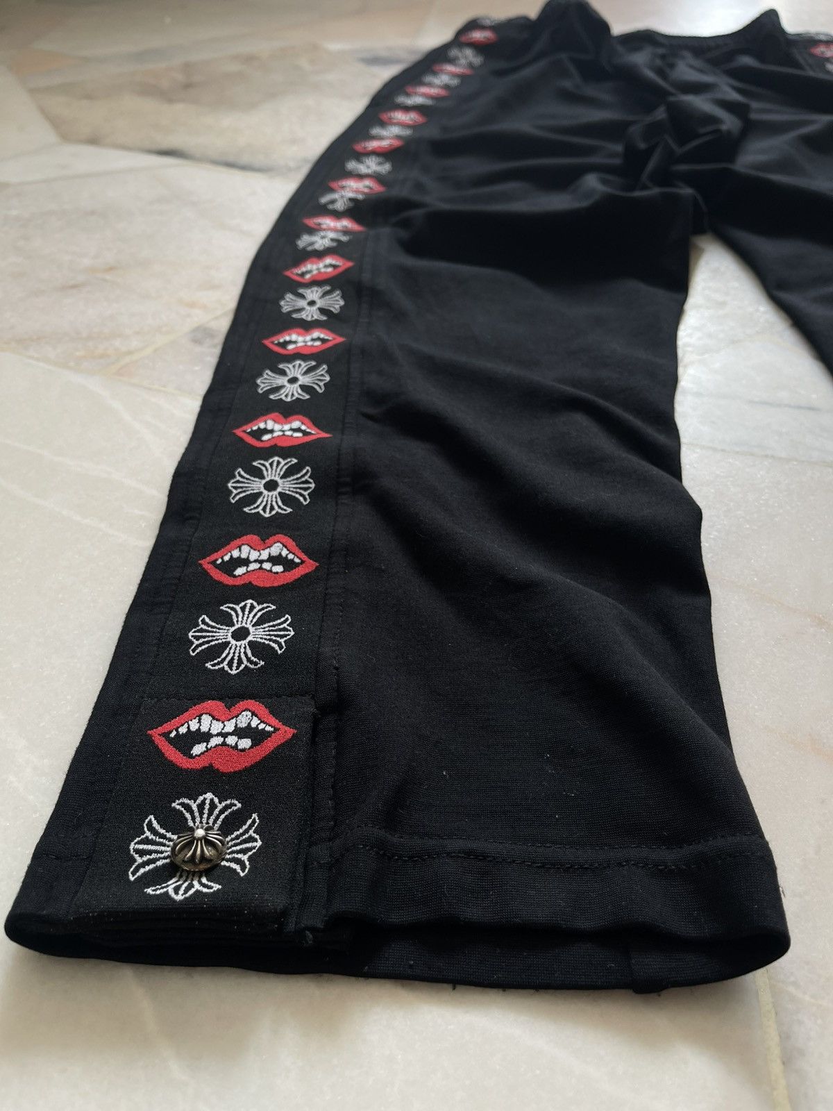 Chrome Hearts Chrome Hearts Matty Boy Red Lips Pants Size US 35 - 6 Thumbnail