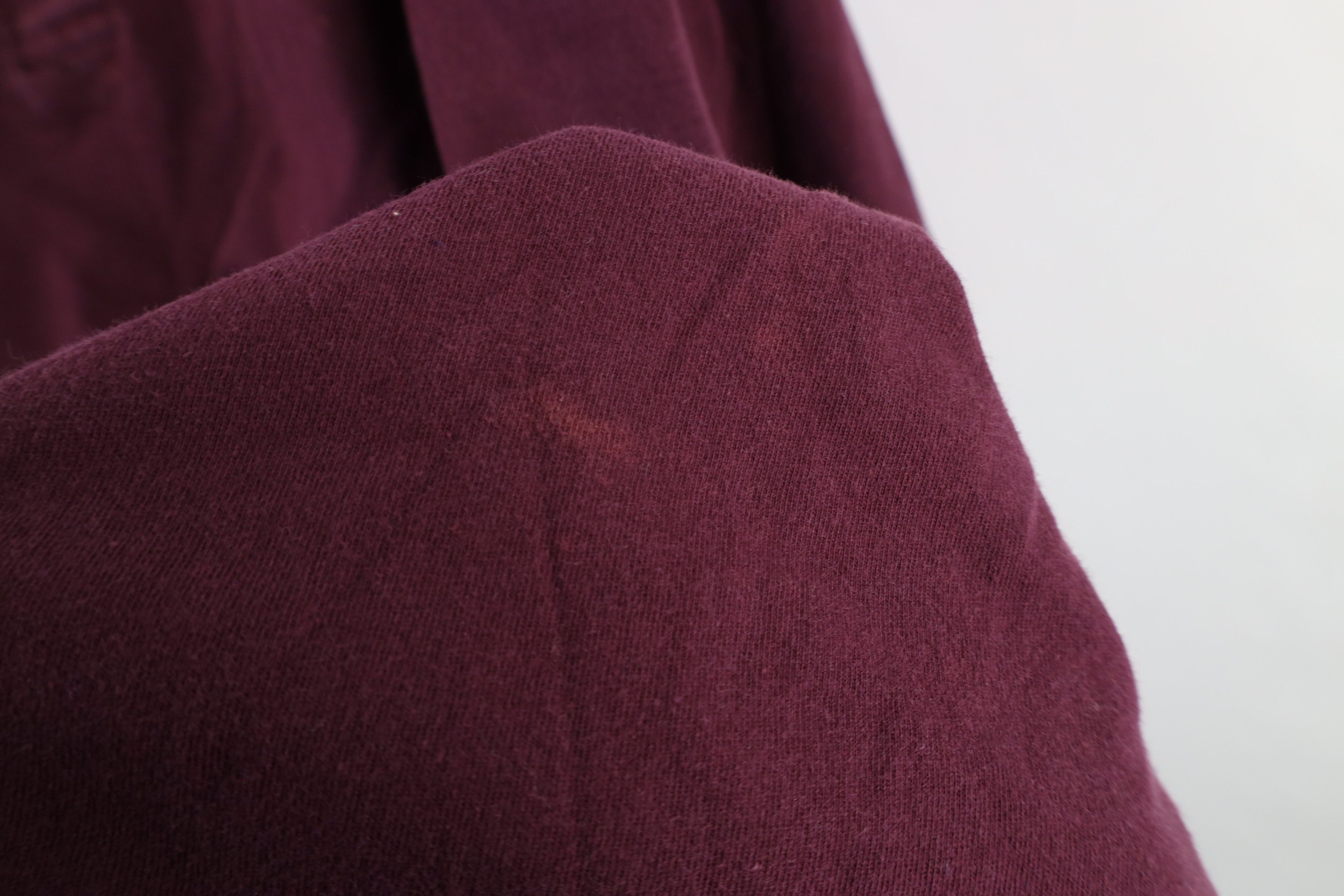 Vintage Vintage 90s Streetwear Long Sleeve Henley T-Shirt Maroon Size US XXL / EU 58 / 5 - 6 Thumbnail
