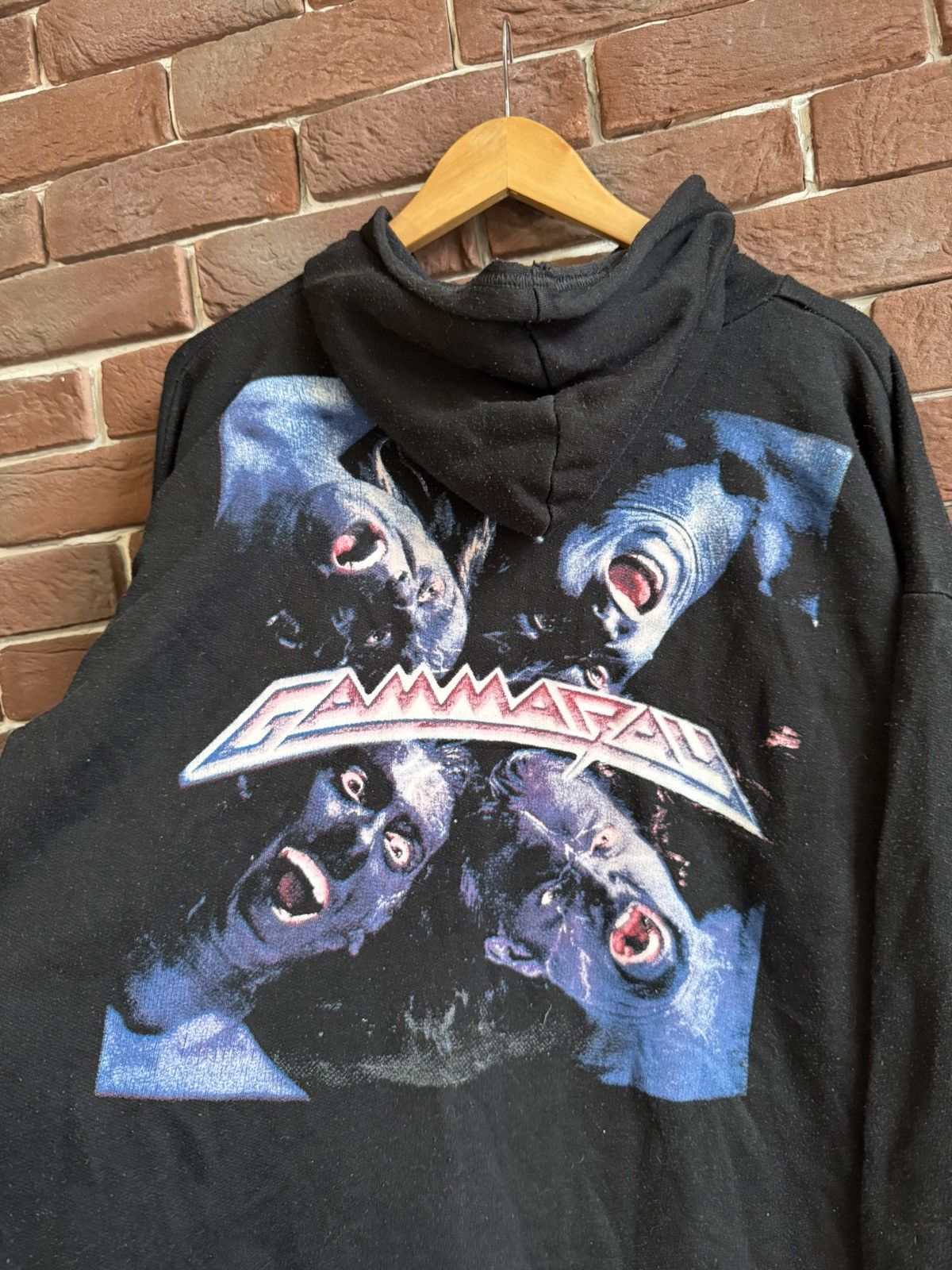 Band Tees 90s Vintage Gamma Ray German Power Metal Band Hoodie Size US XL / EU 56 / 4 - 8 Thumbnail